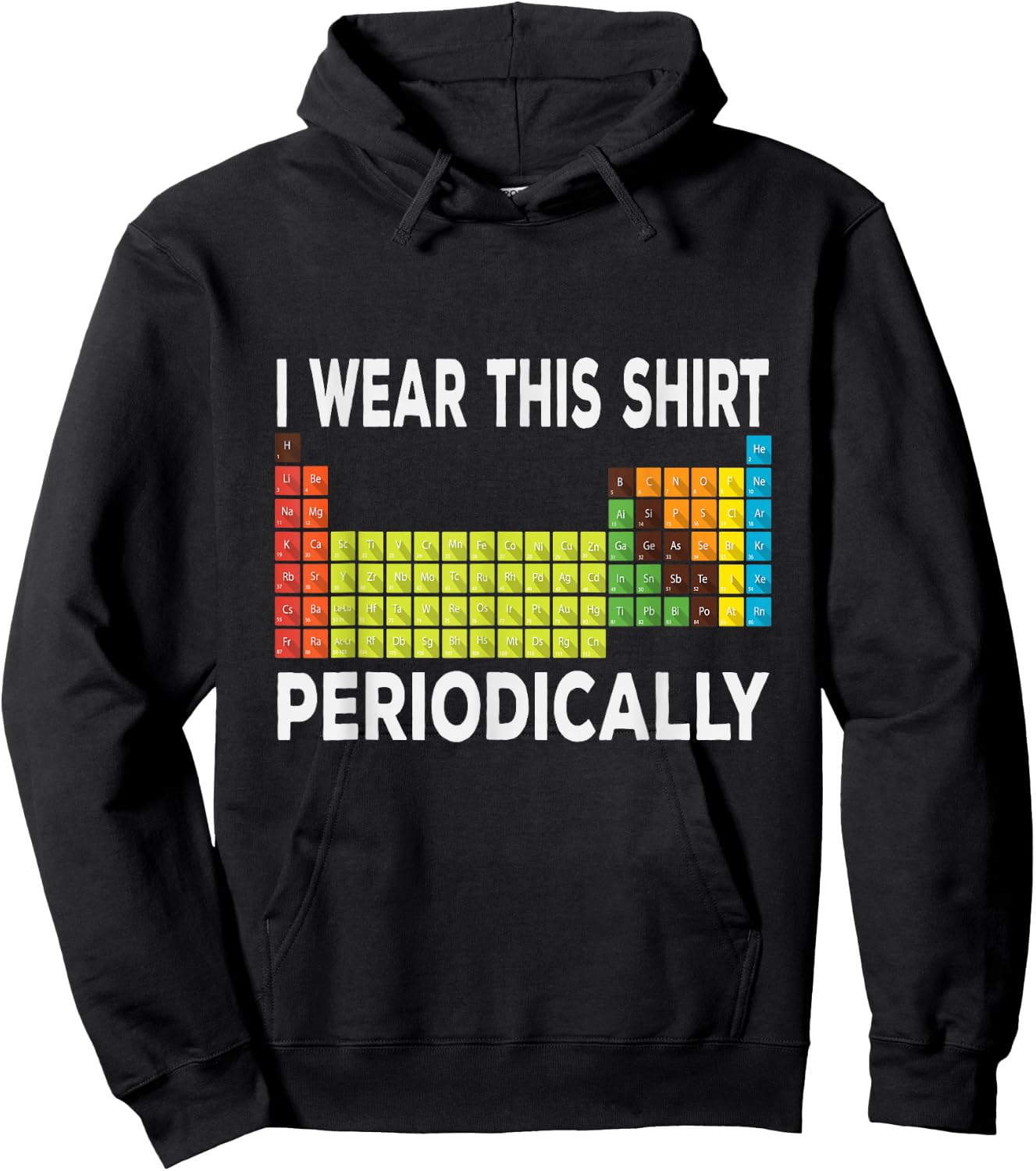 I wear this top occasionally chemistry Hoodie - Hoodie | Black