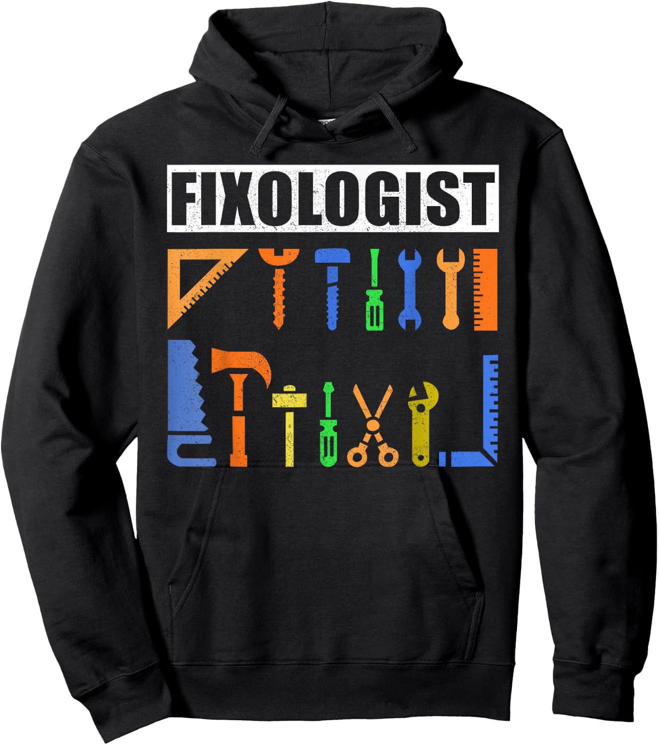 Cool Handyman Tools Art Women Woodworker Carpenter Hoodie - Hoodie | Black