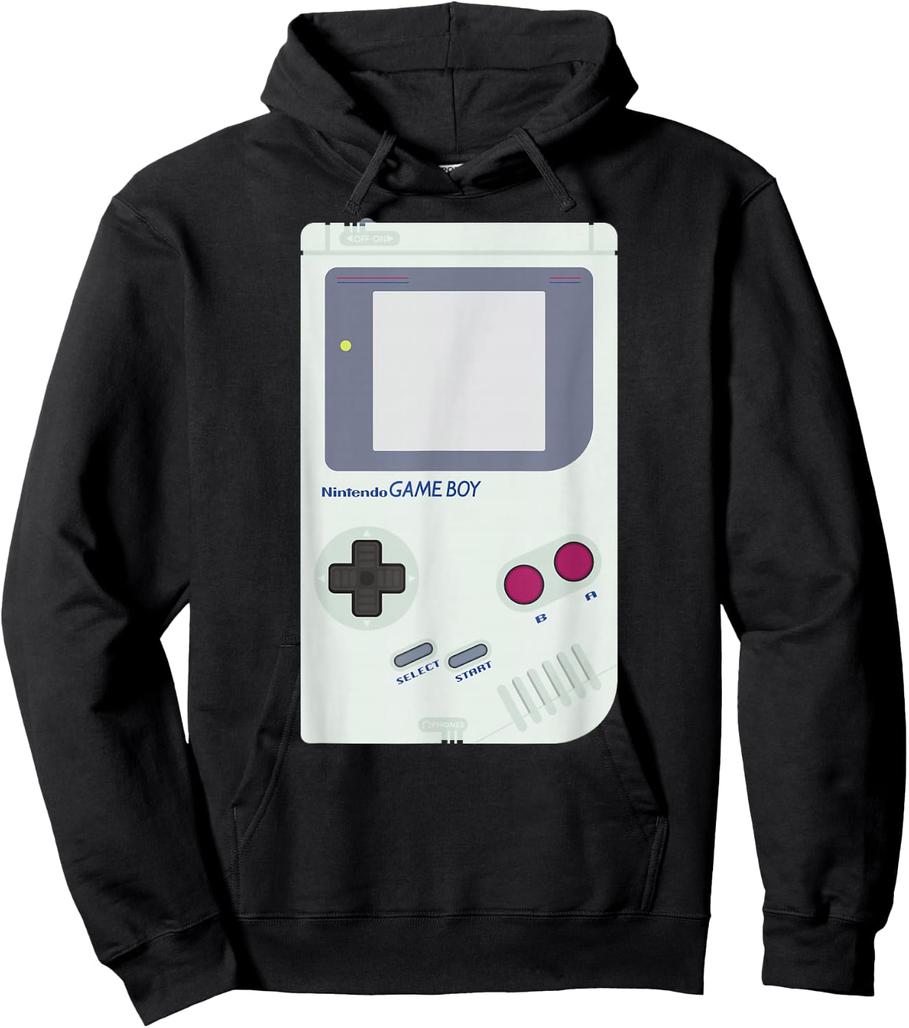 Nintendo Game Boy Handheld Console Graphic Hoodie - Hoodie | Black