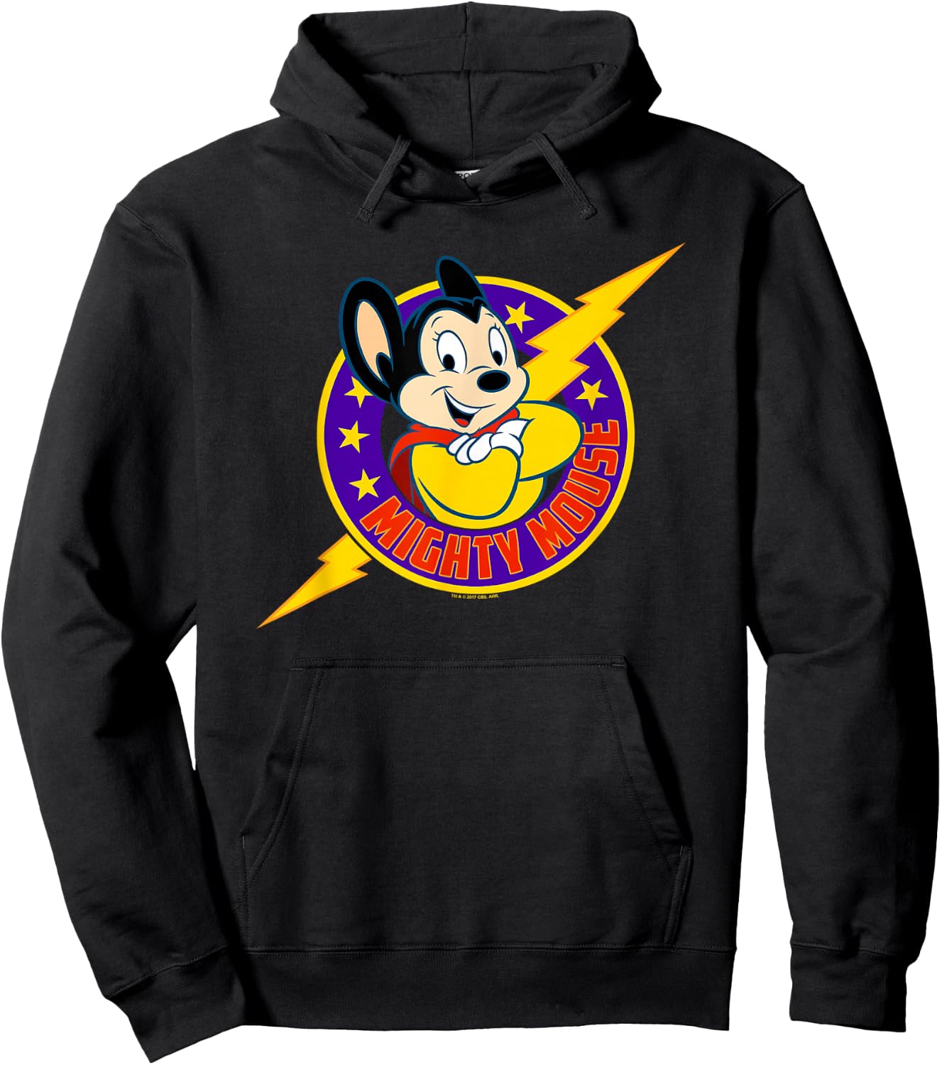 Mighty Mouse Mighty Hero Hoodie - Hoodie | Black