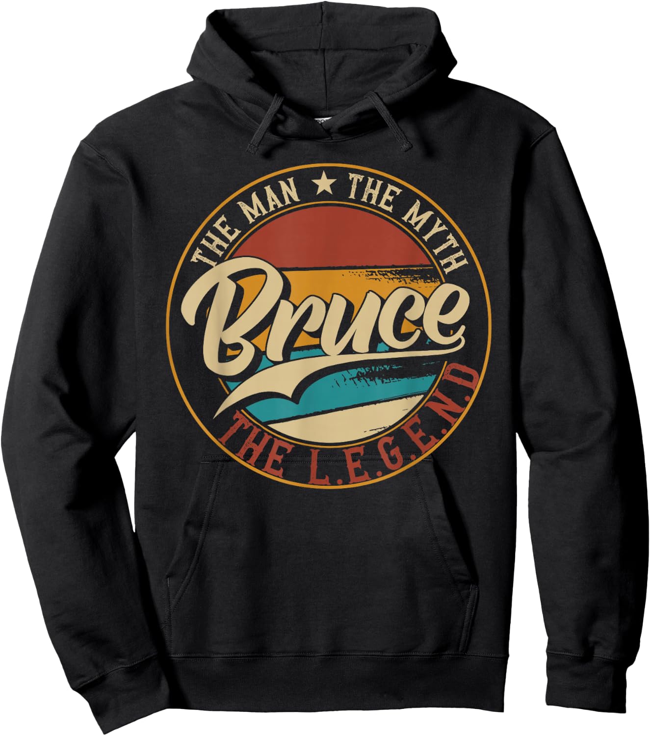 Bruce The man the myth the legend Hoodie - Hoodie | Black