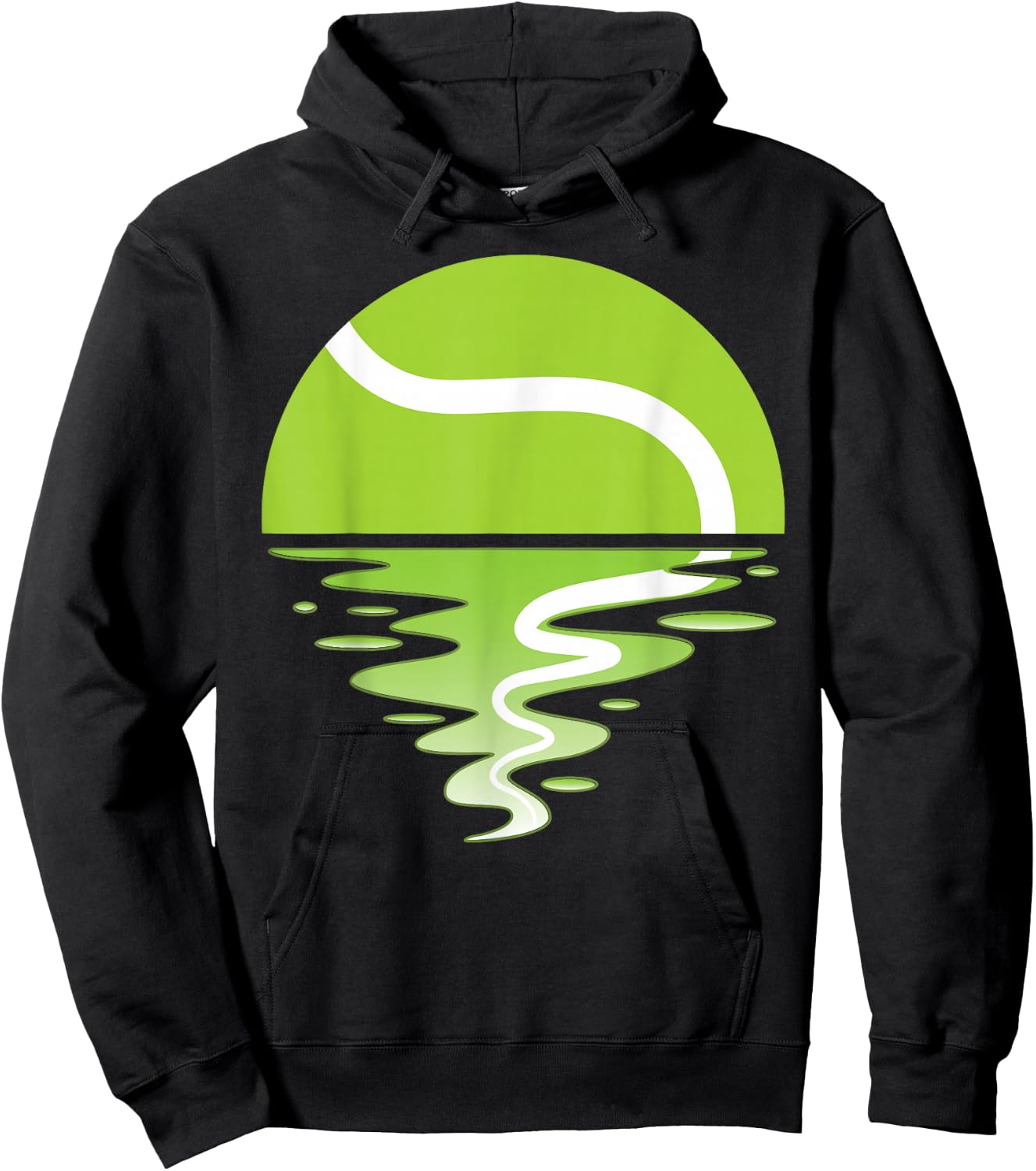 Sunset Tennis Ball Tennis Player Hoodie - Hoodie | Black