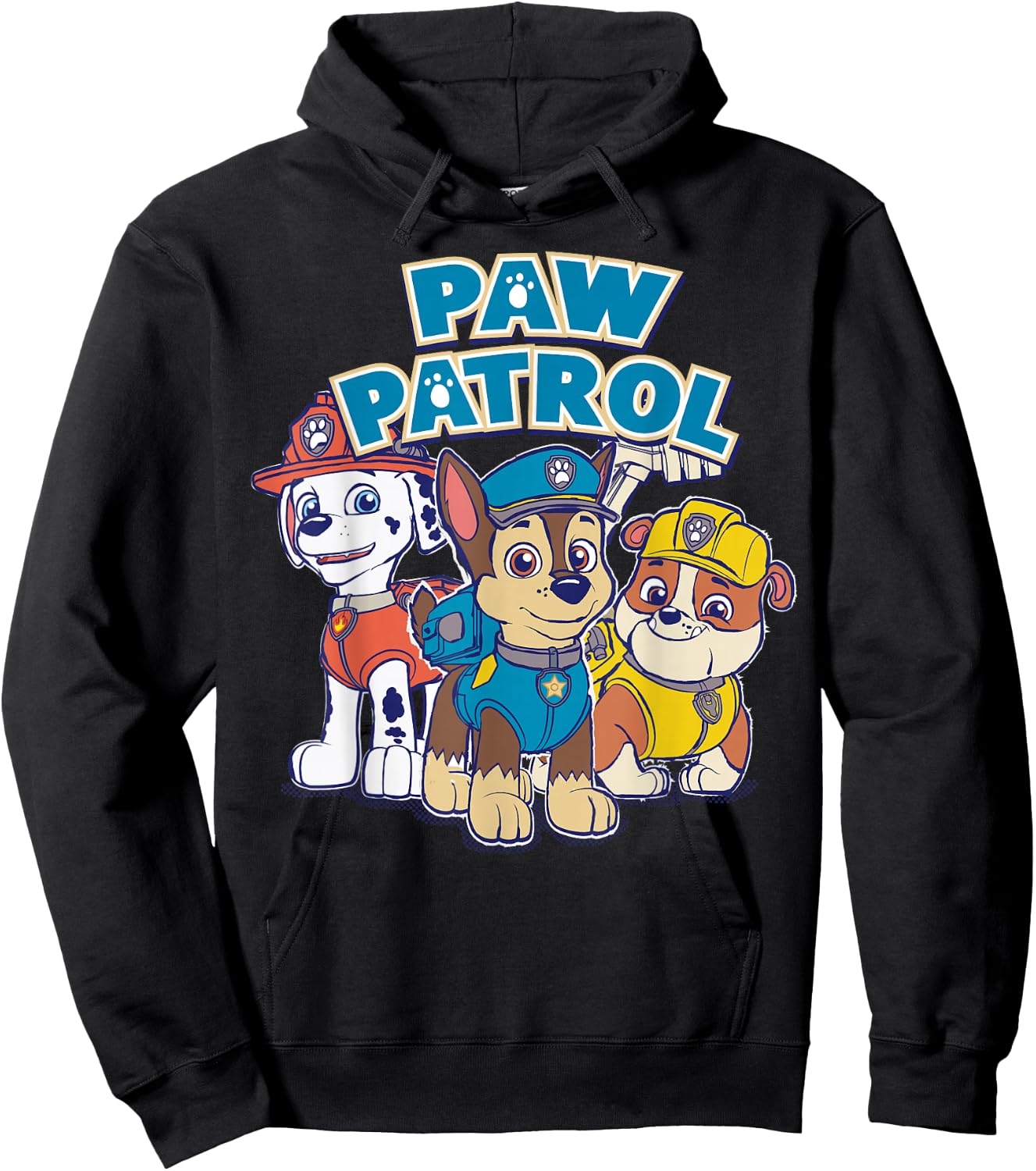 PAW Patrol Drawn Pup Group Hoodie - Hoodie | Black