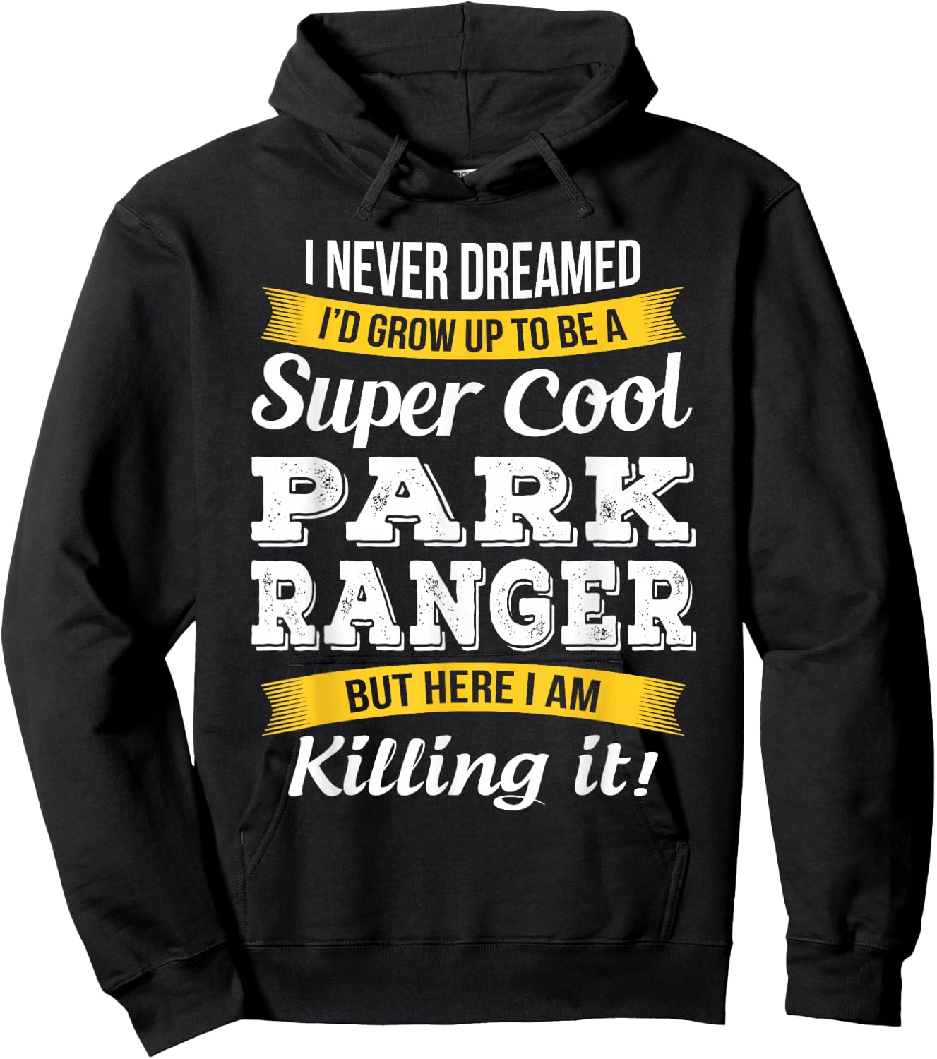 Park Ranger Funny Gift Hoodie - Hoodie | Black