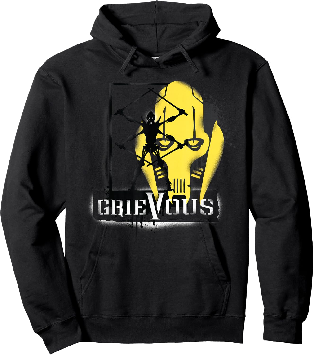Star Wars Revenge of the Sith Grievous Collage Hoodie - Hoodie | Black