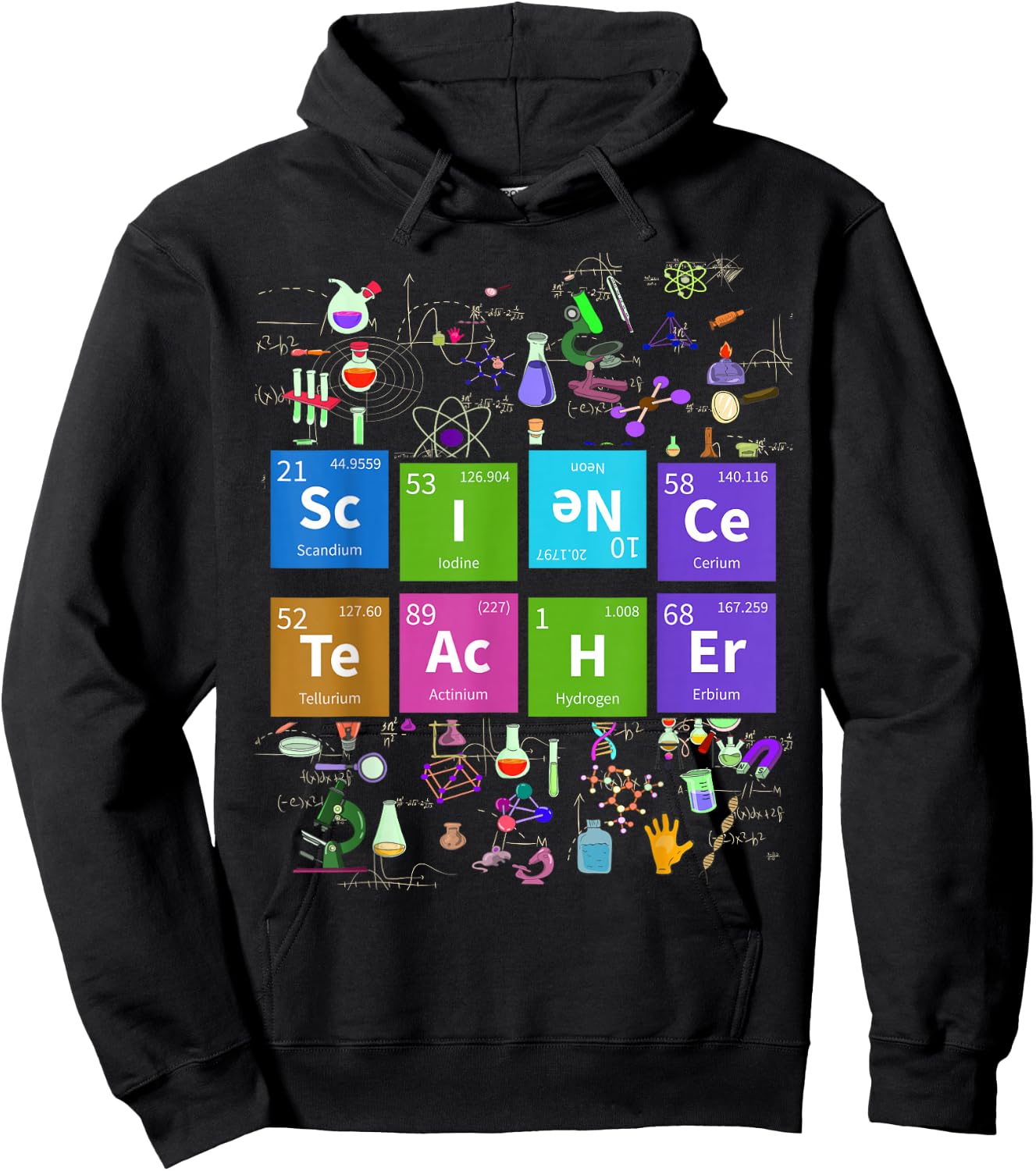 Chemist Nerd Science Teacher Gift Chemistry Hoodie - Hoodie | Black