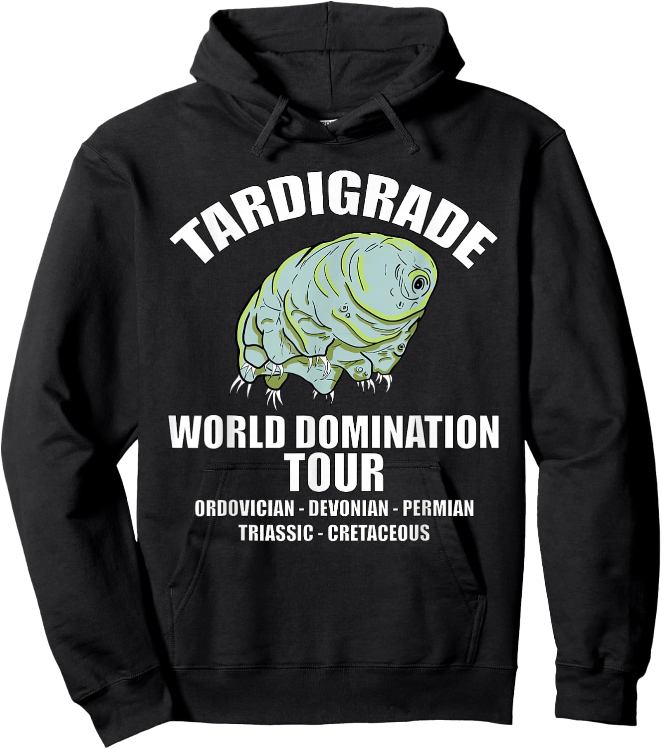 Tardigrade World Domination Tour extinctions science shirt Hoodie - Hoodie | Black
