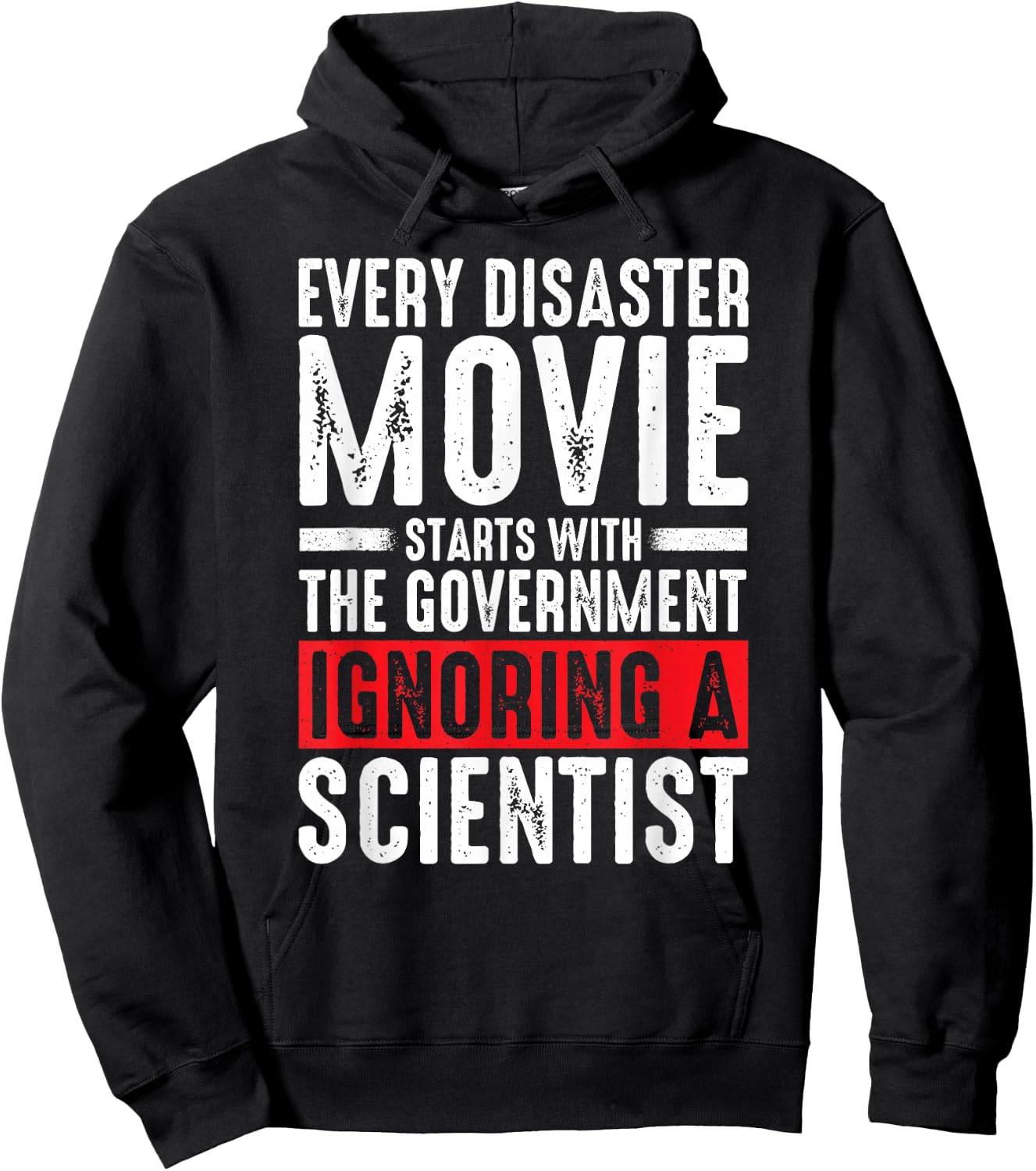 Every disaster movie starts with the government vintage Hoodie - Hoodie | Black