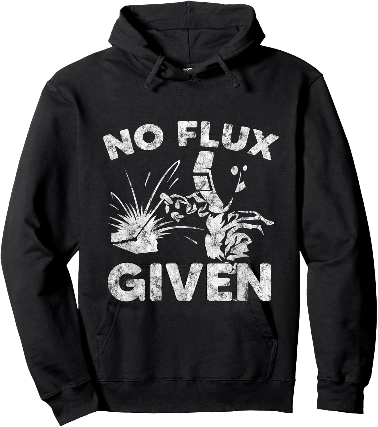 No Flux Given Welder Welding Gift Hoodie - Hoodie | Black