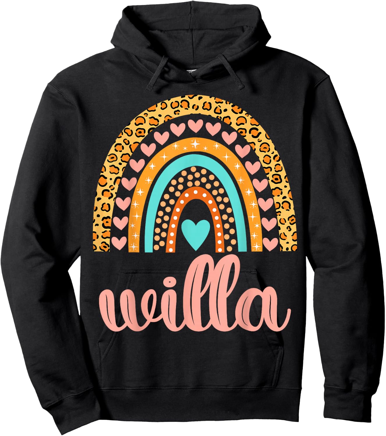 Willa Willa Name Birthday Shirt Gift Hoodie - Hoodie | Black