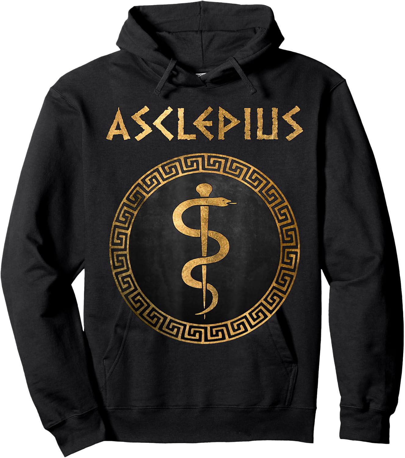 Asklepios Ancient Greek God of Health and Medicine Hoodie - Hoodie | Black