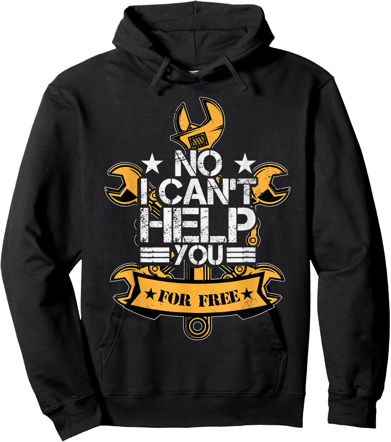 No i cant help yoi with your car for free - Car Mechanics Hoodie - Hoodie | Black