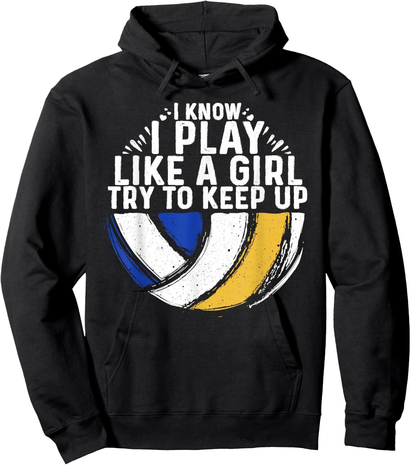 Cool Volleyball Girls Youth Volleyball Team Sports Hoodie - Hoodie | Black