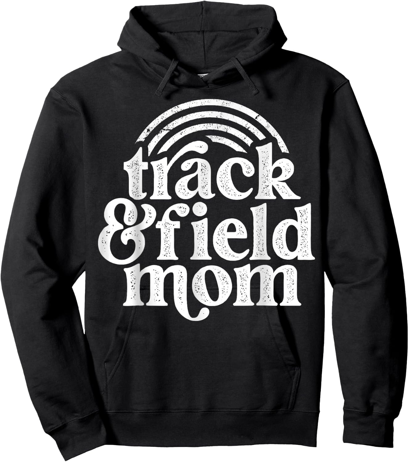 Track Mom Track And Field Mom Runner Running mother day gift Hoodie - Hoodie | Black
