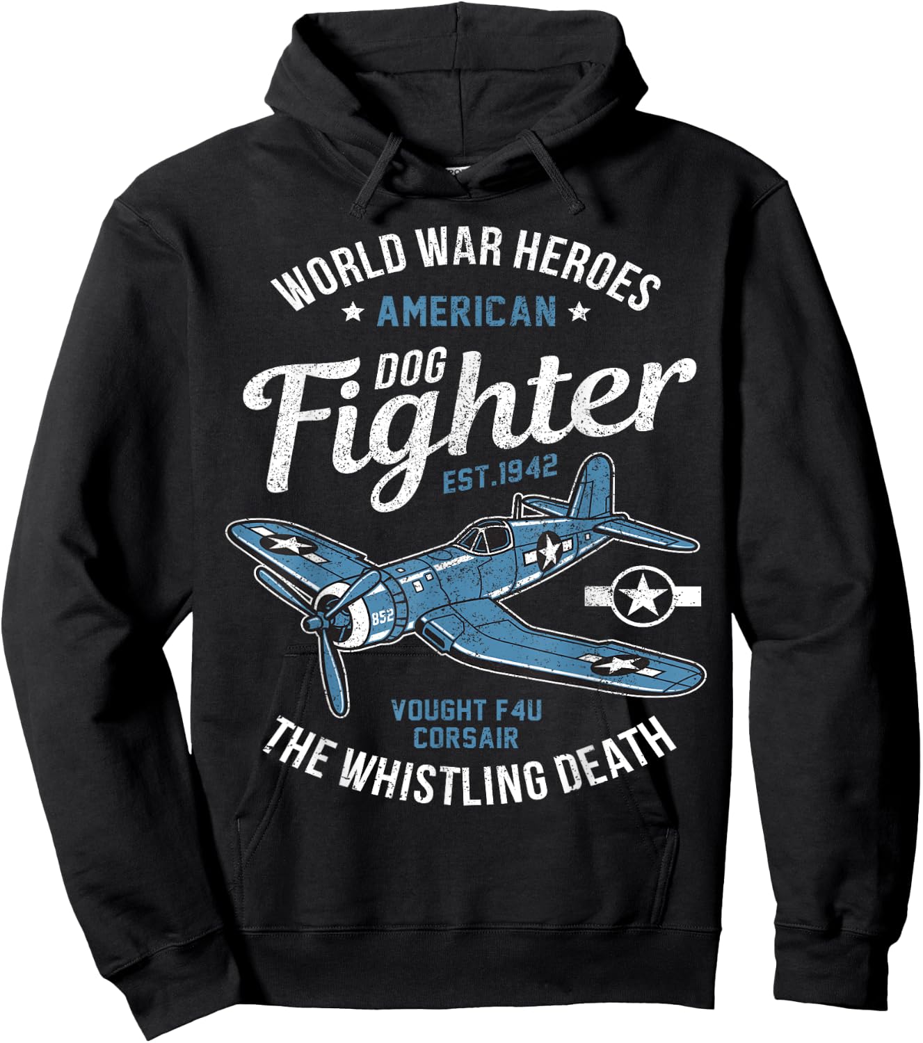 WW2 Planes Warbirds Warplanes F4U Corsair Hoodie - Hoodie | Black