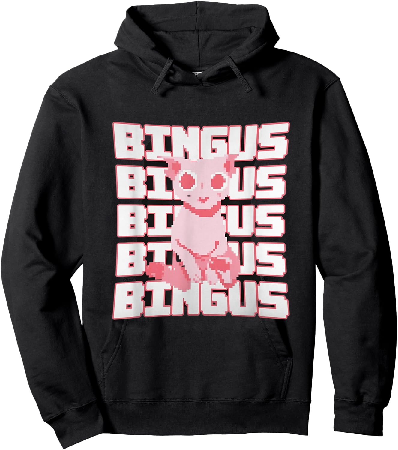 Funny Bingus My Beloved Hairless Sphinx Cat Bingus Cat Meme Hoodie - Hoodie | Black