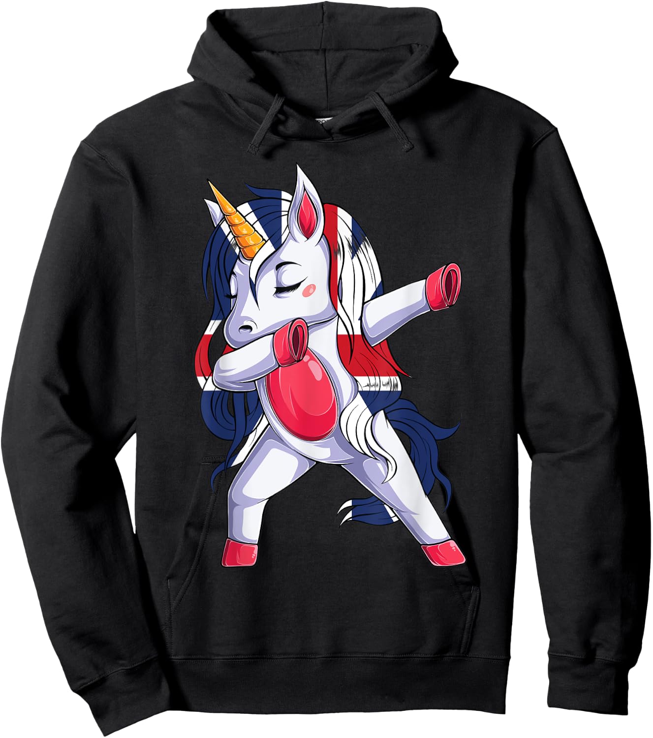 Great Britain Unicorn Great Britain British Hoodie - Hoodie | Black