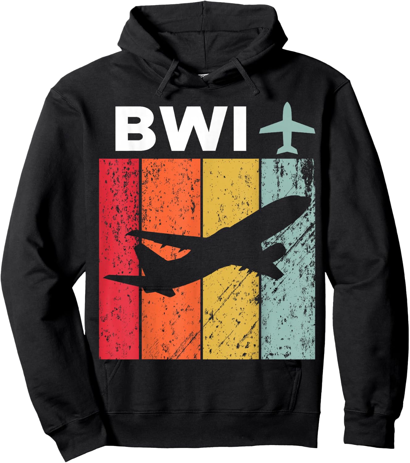 T-Shirt Hoodie - Hoodie | Black