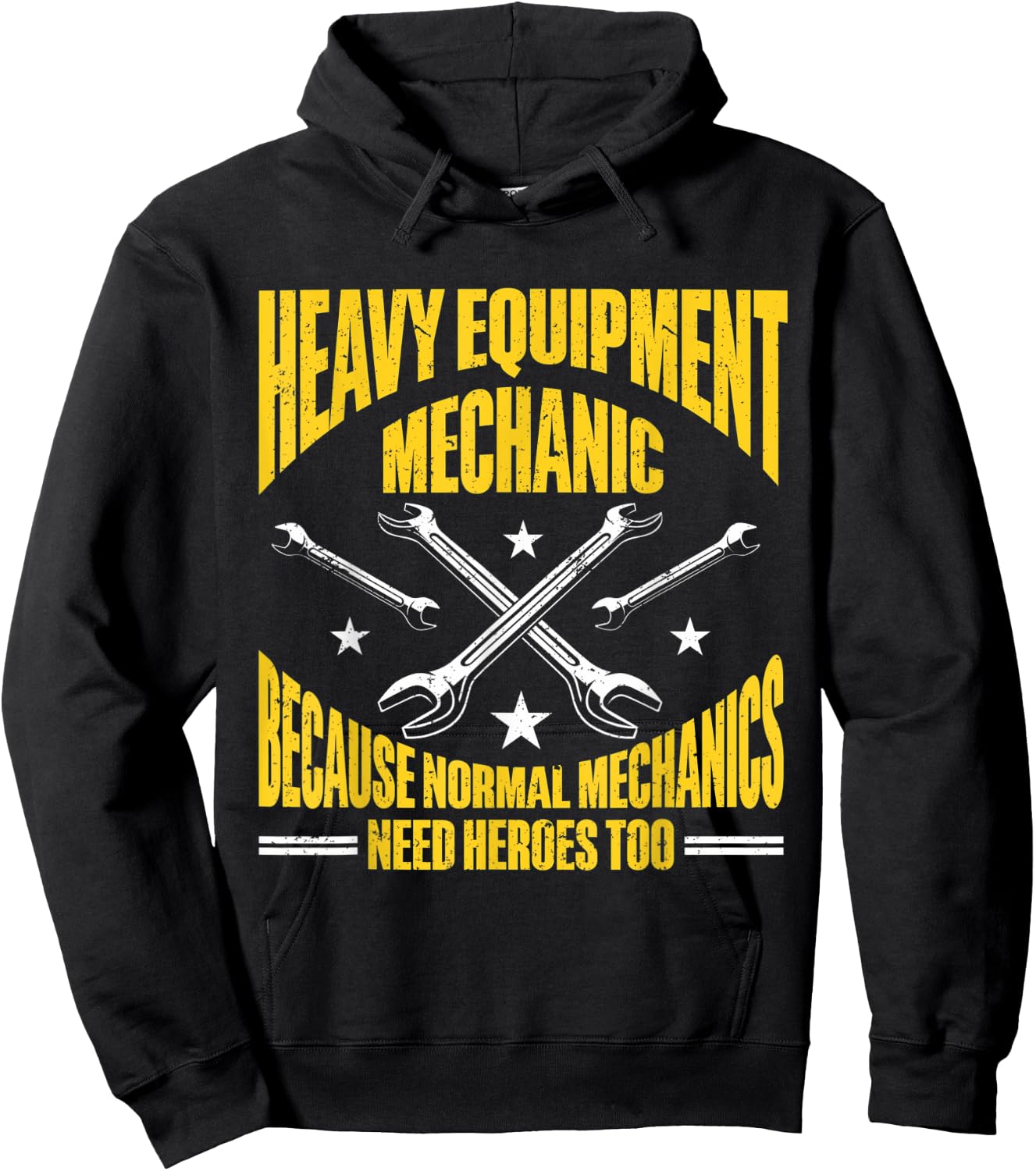 Heavy Equipment Technician Heavy Duty Mechanic Hoodie - Hoodie | Black