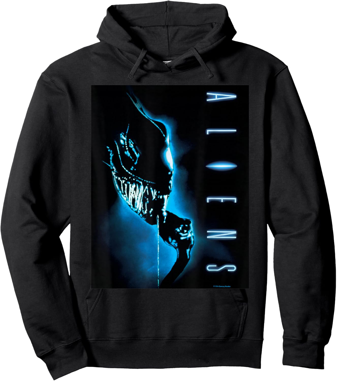 Aliens Xenomorph Retro Movie Poster Hoodie - Hoodie | Black
