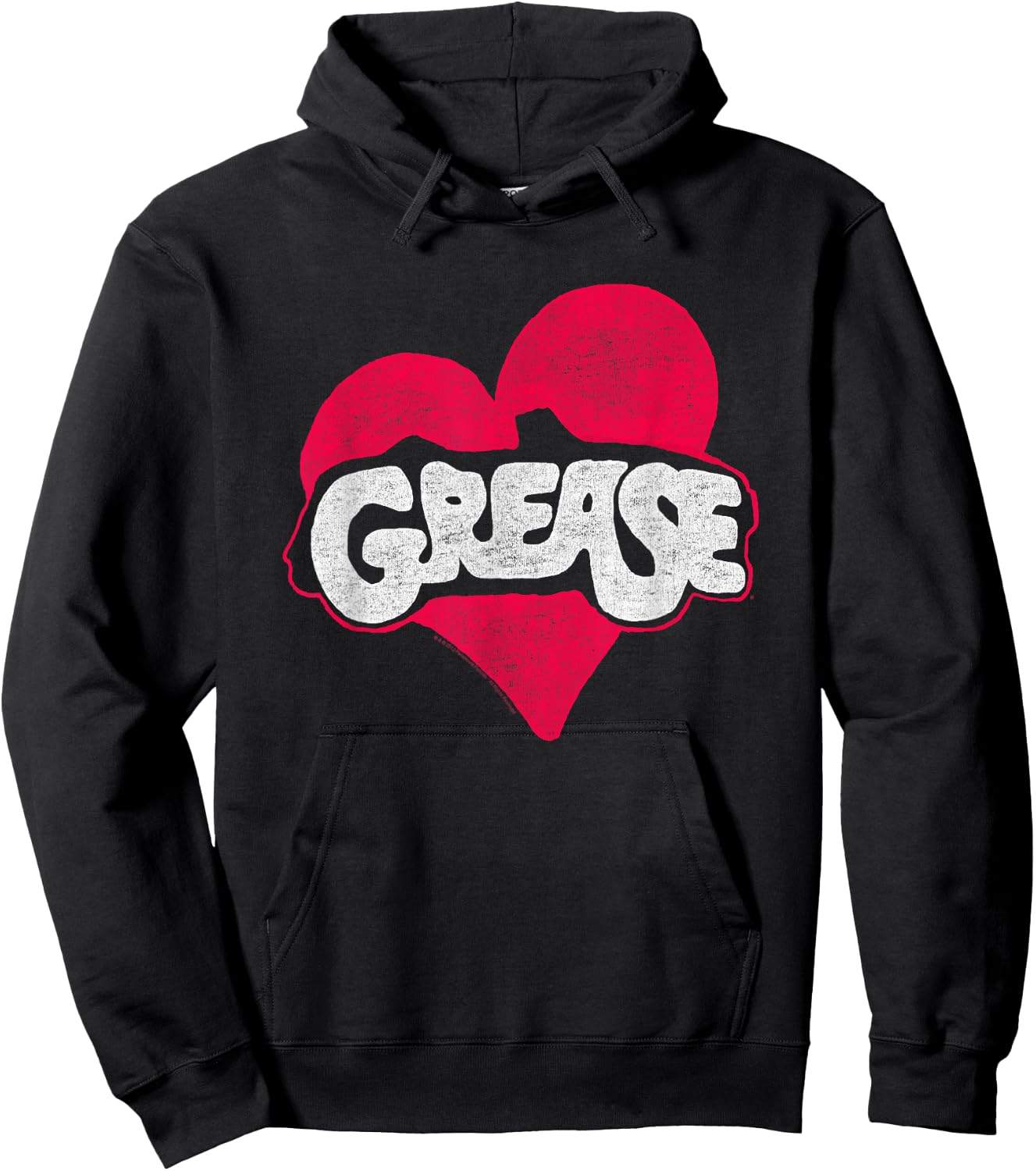 Grease Heart Hoodie - Hoodie | Black