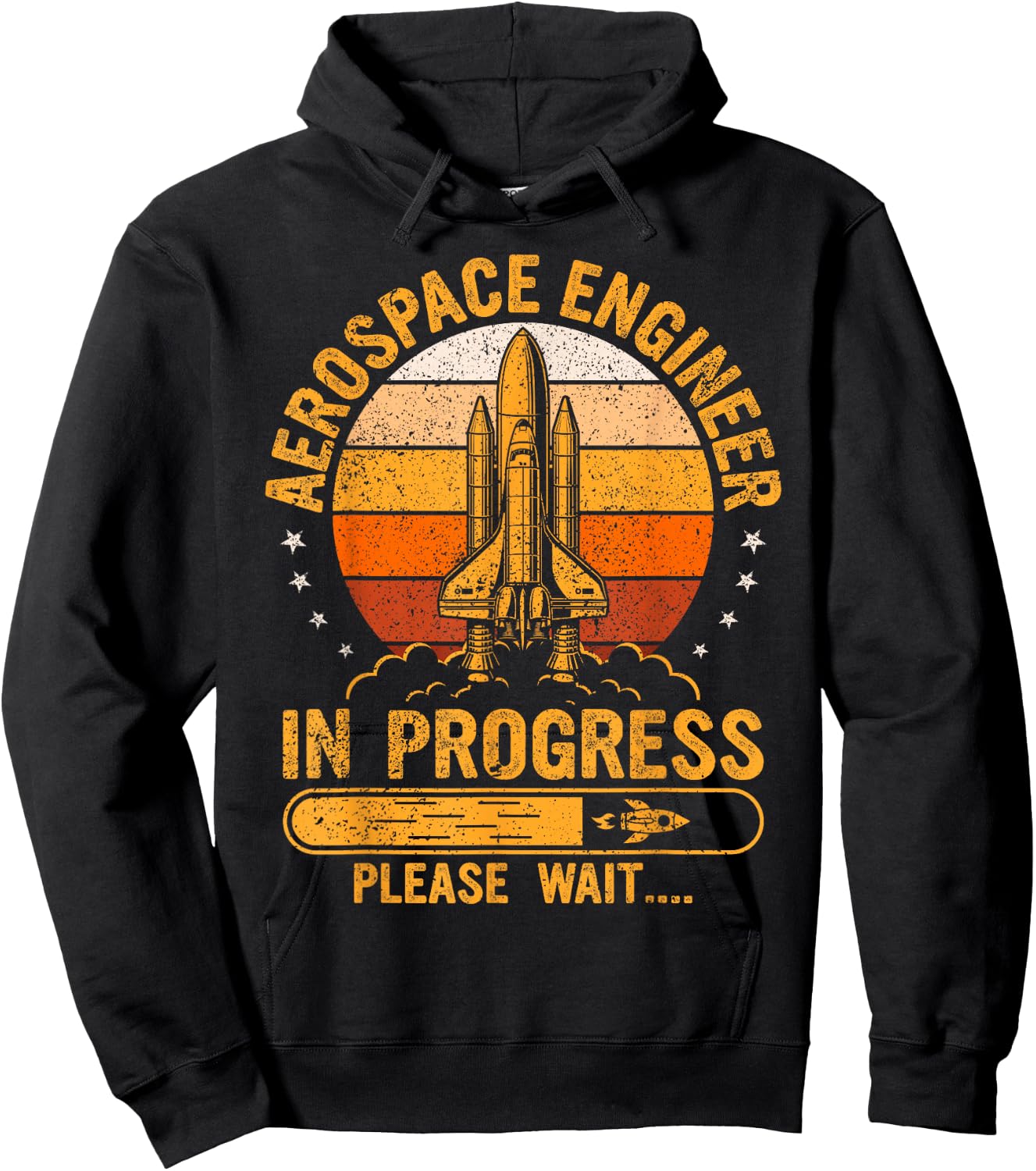 Future Aerospace Engineer In Progress Engineering Student Hoodie - Hoodie | Black