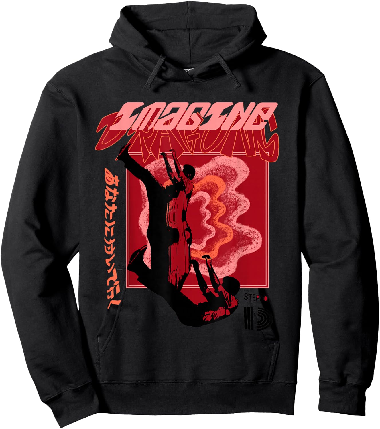 Official Imagine Dragons Exclusive Falling Man Hoodie - Hoodie | Black