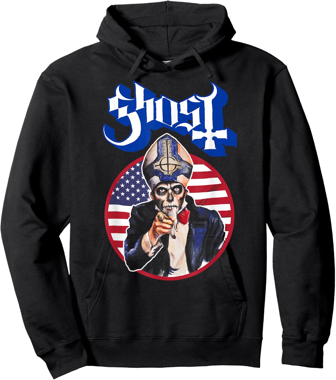 Ghost - Papa Wants You USA Hoodie - Hoodie | Black