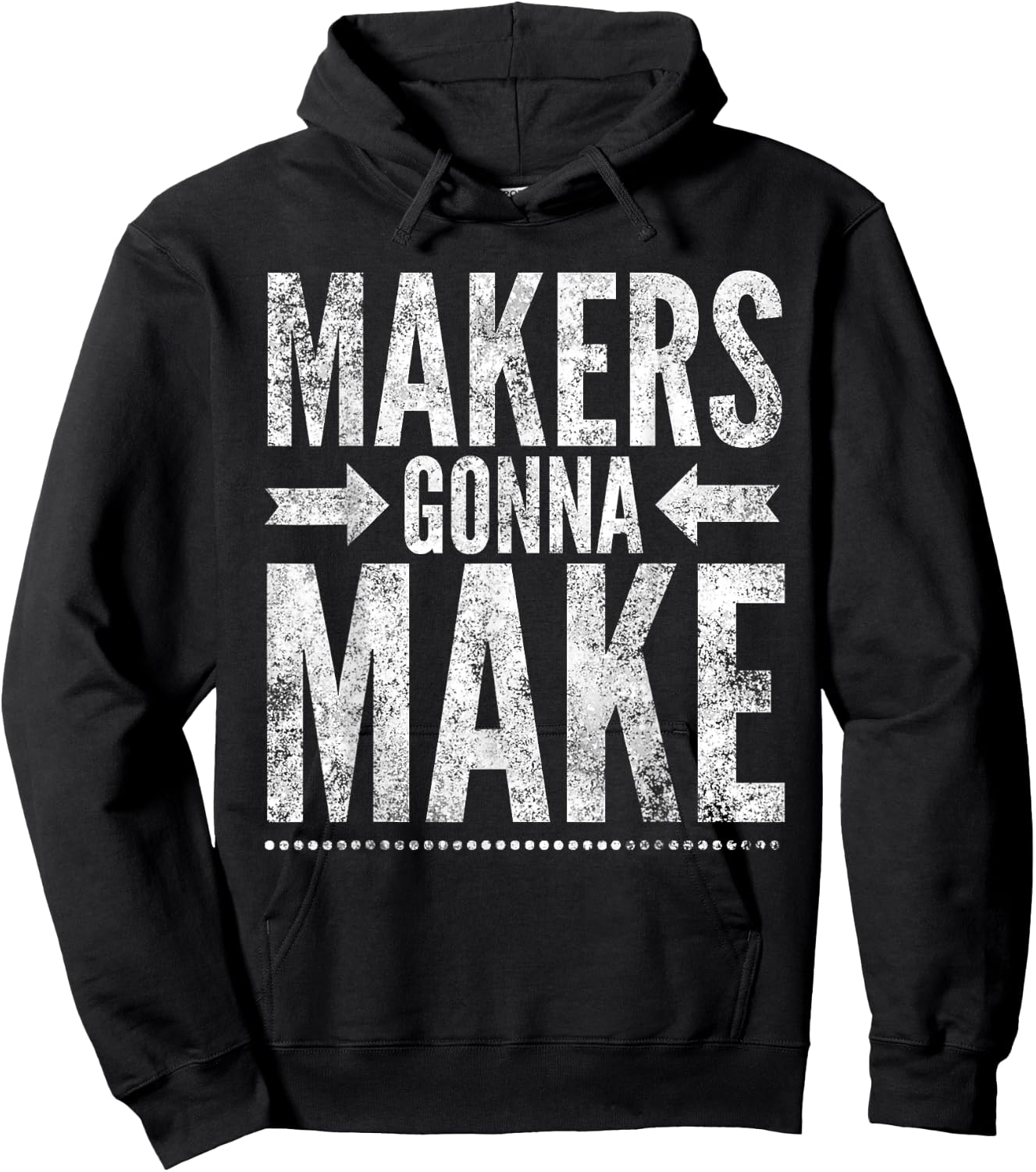 Maker , Funny DIY Makerspace Builder Inventor Creative Hoodie - Hoodie | Black