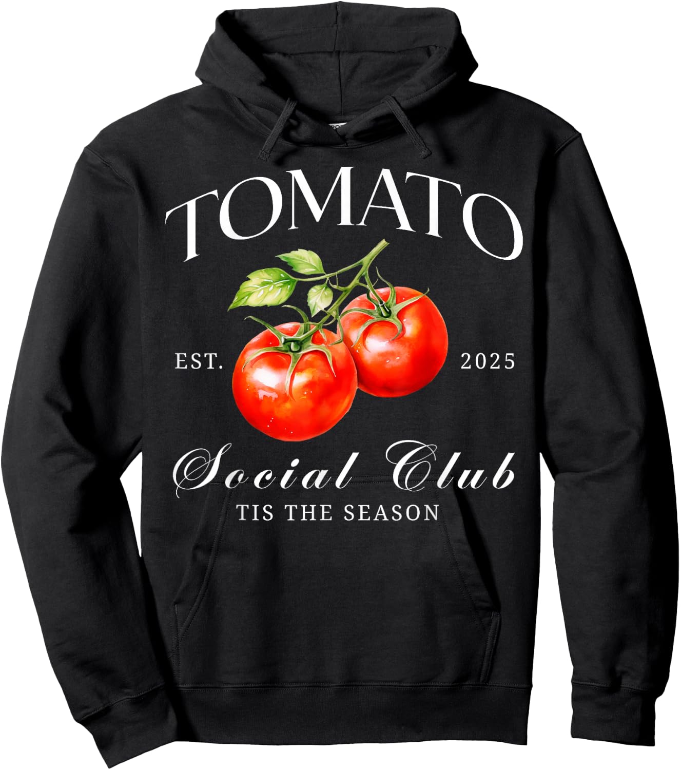 Tomato Season Social Club Gardening Vegetables Farmer Hoodie - Hoodie | Black