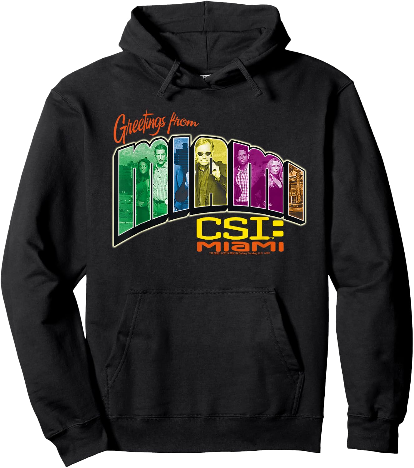 CSI: Miami Greeting From Miami Hoodie - Hoodie | Black