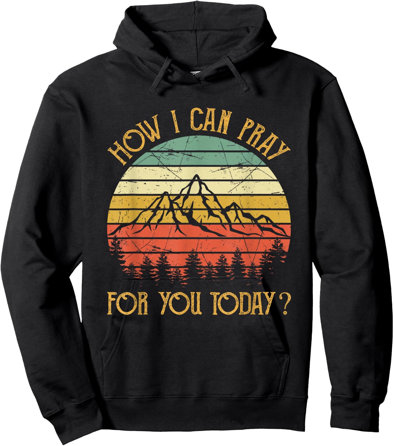 How I Can Pray For You Today Men Women Kids Christian Prayer Hoodie - Hoodie | Black