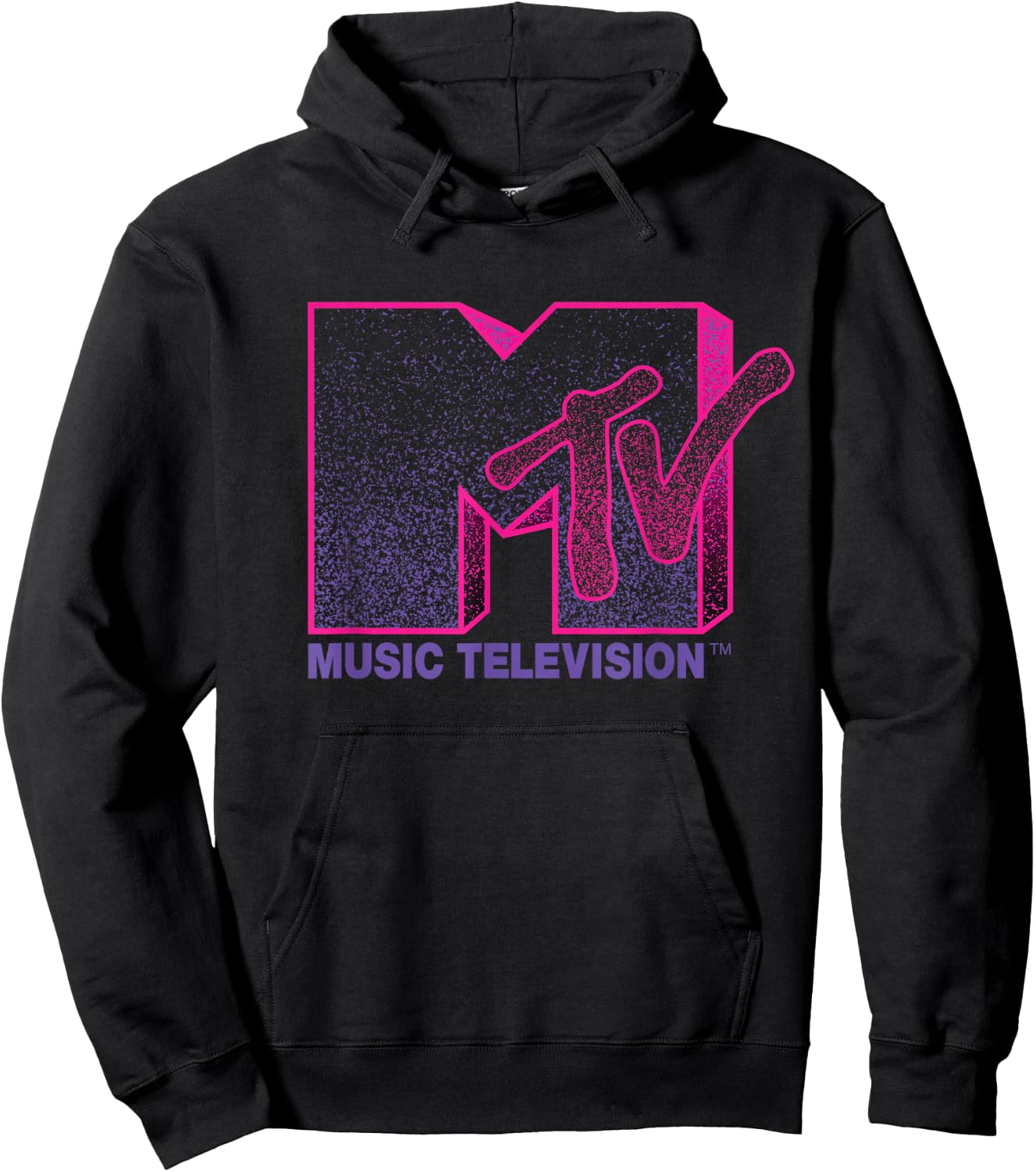 MTV Sparkly Logo Music Television T- Shirts Hoodie - Hoodie | Black