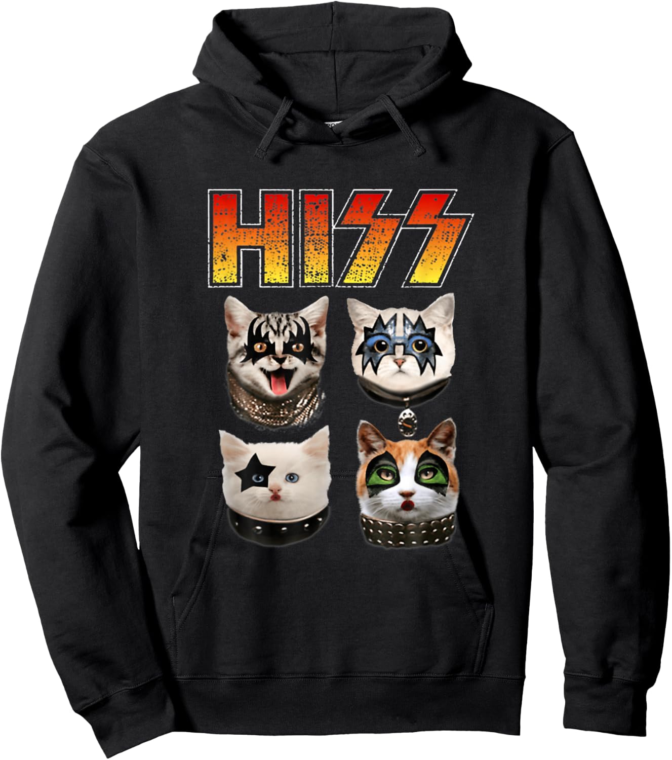 Hiss Funny Cat Lover Hoodie - Hoodie | Black