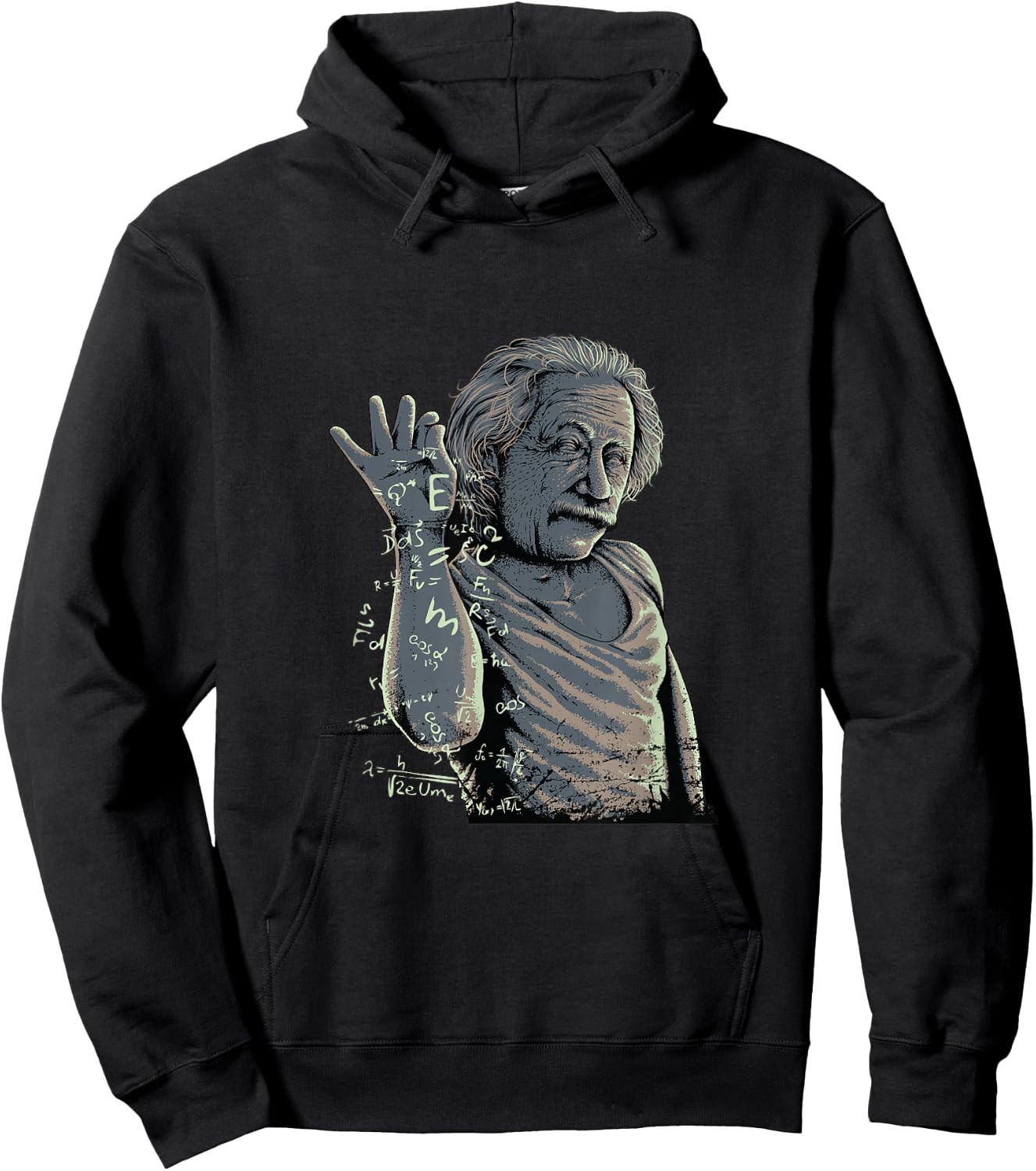 Famous Physicist Albert Motif , E MC Gift Hoodie - Hoodie | Black