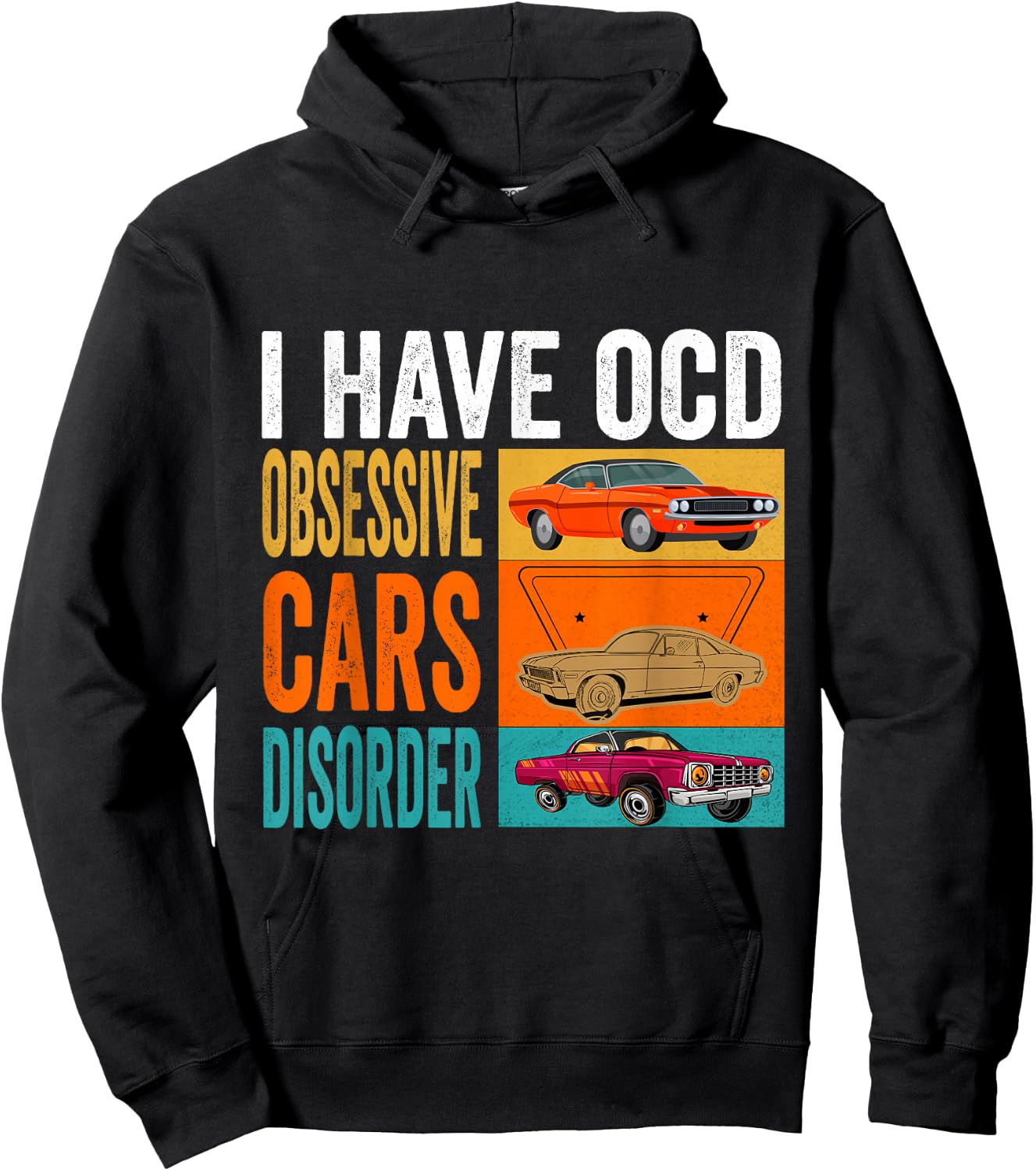 I have OCD Obsessive Car Disorder Funny Car Drift Lover Dad Hoodie - Hoodie | Black