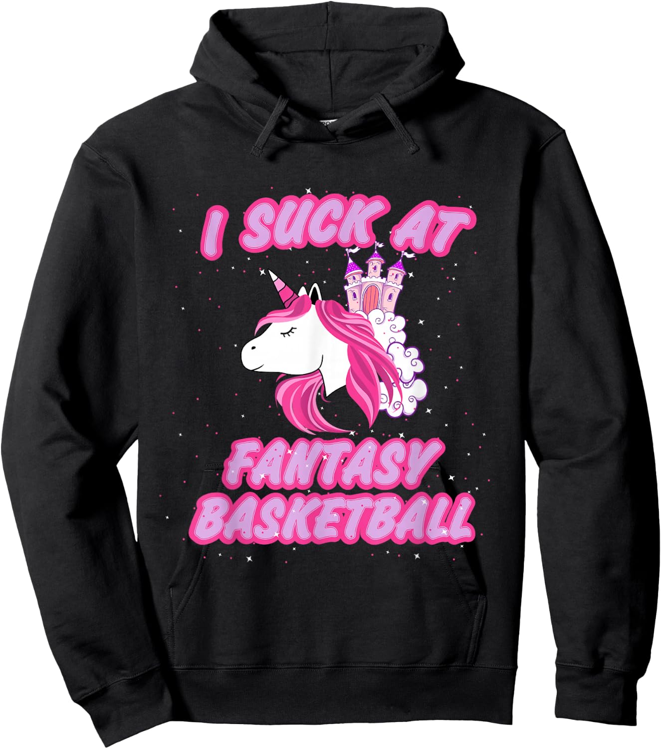 I Suck At Fantasy Basketball - Funny Draft Party Hoodie - Hoodie | Black