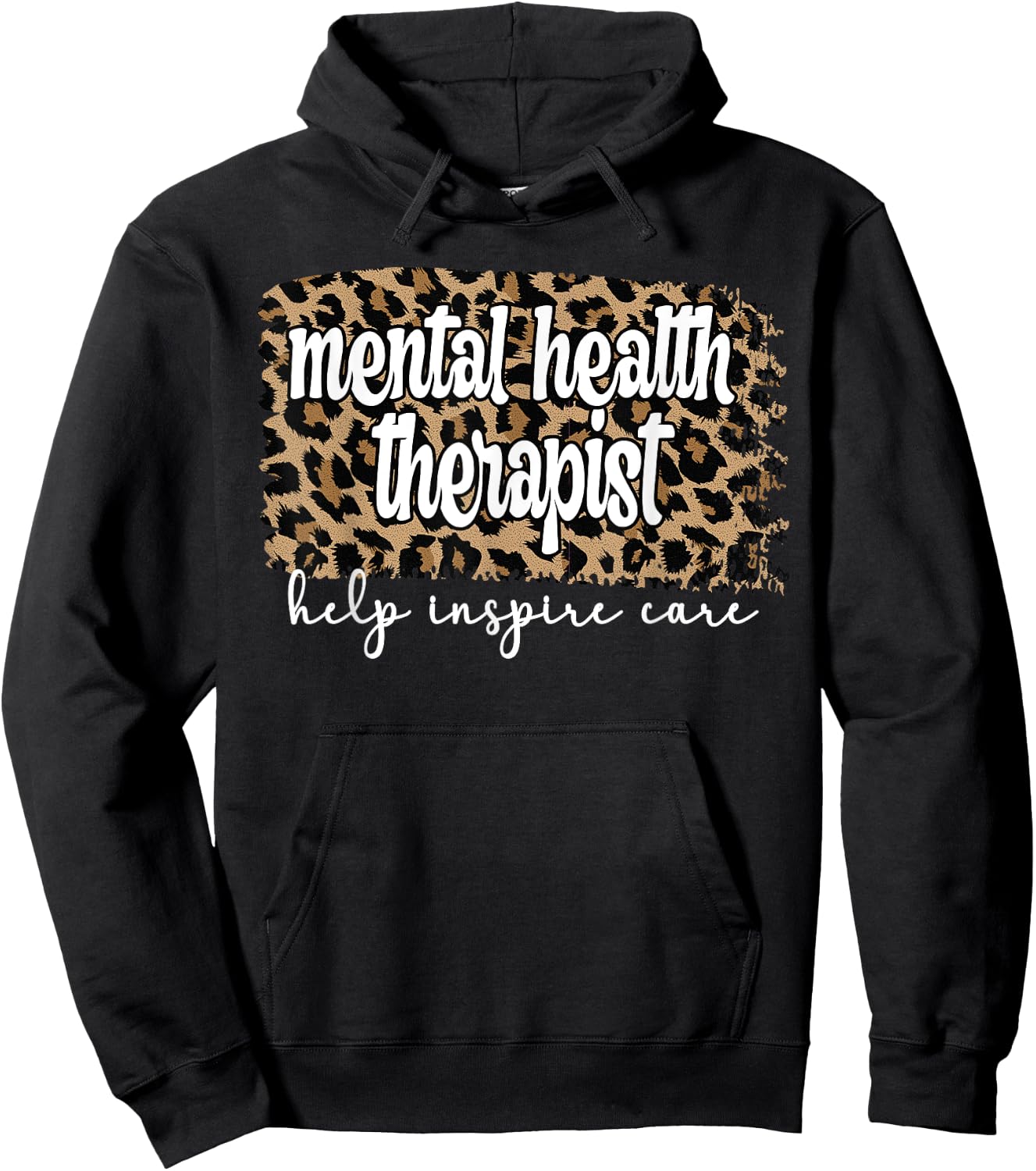 Mental Health Therapist Mental Health Therapy Hoodie - Hoodie | Black