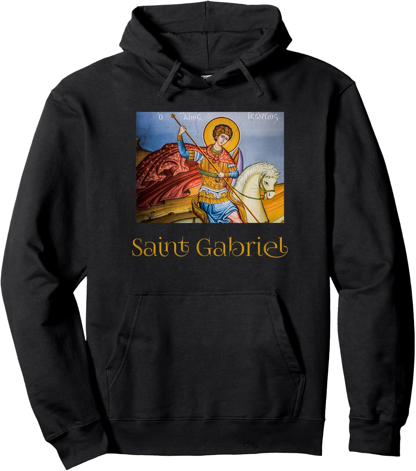 Gabriel the Archangel Saint Gabriel Hoodie - Hoodie | Black