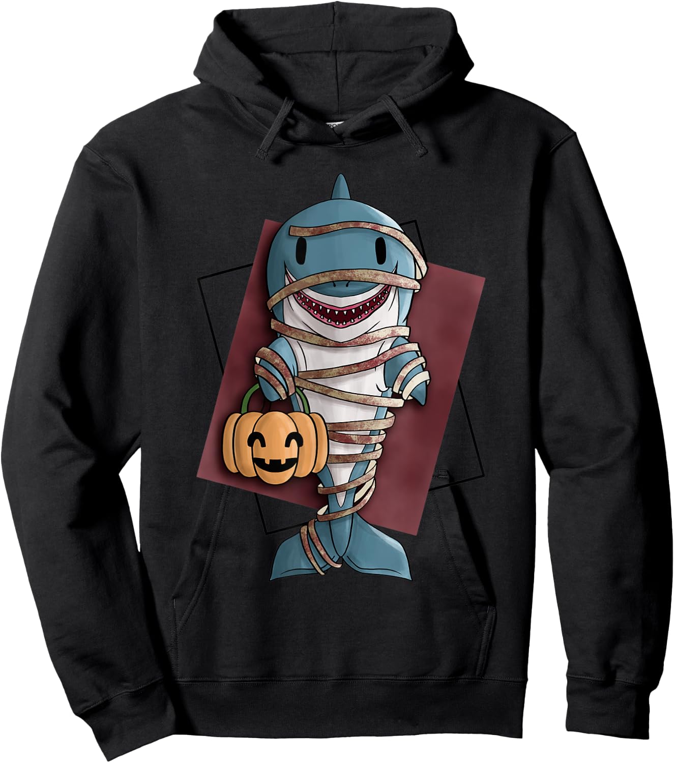 Halloween Shark Costume for Toddler Boys and Kids Hoodie - Hoodie | Black