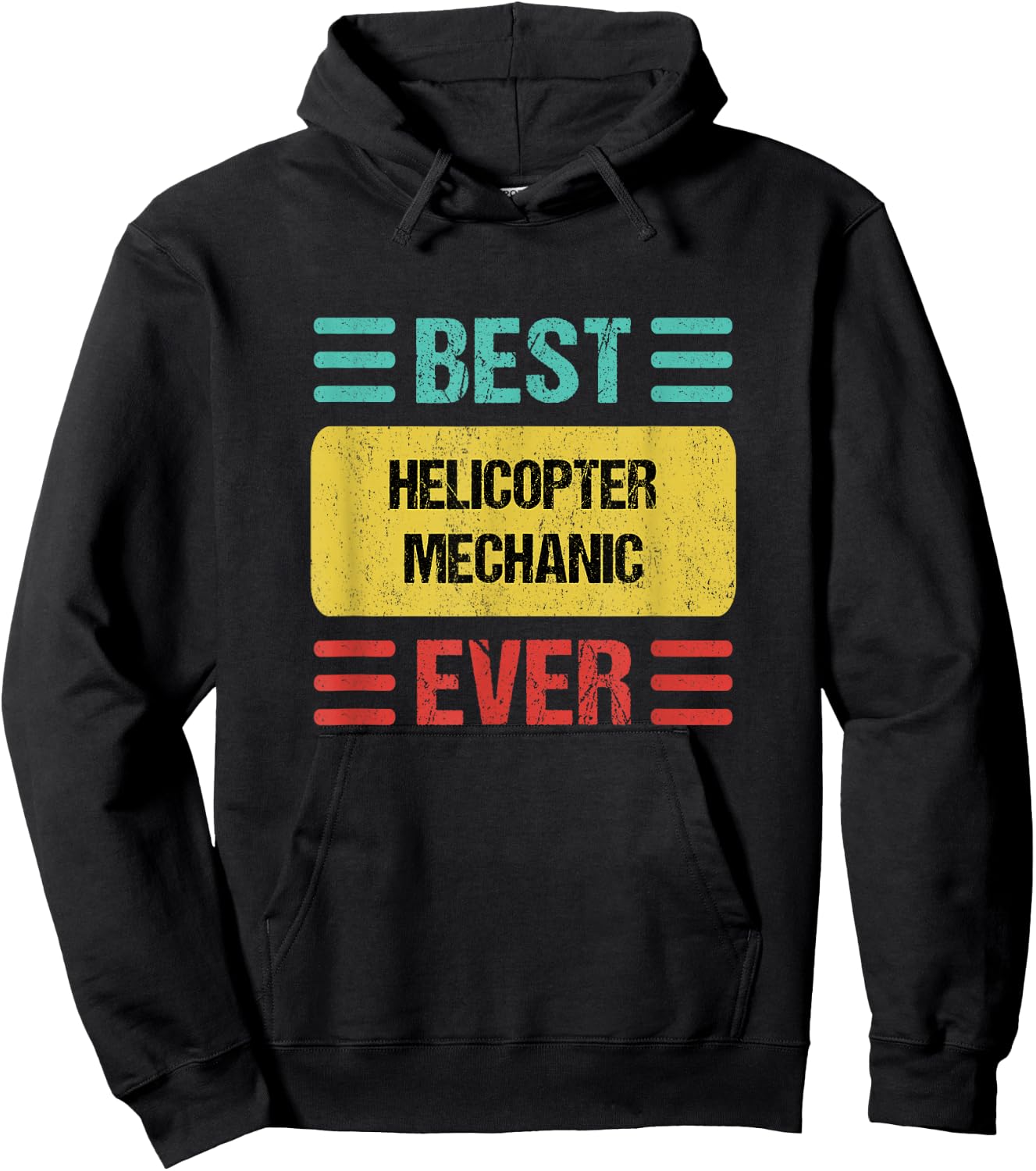 Helicopter Mechanic Hoodie - Hoodie | Black