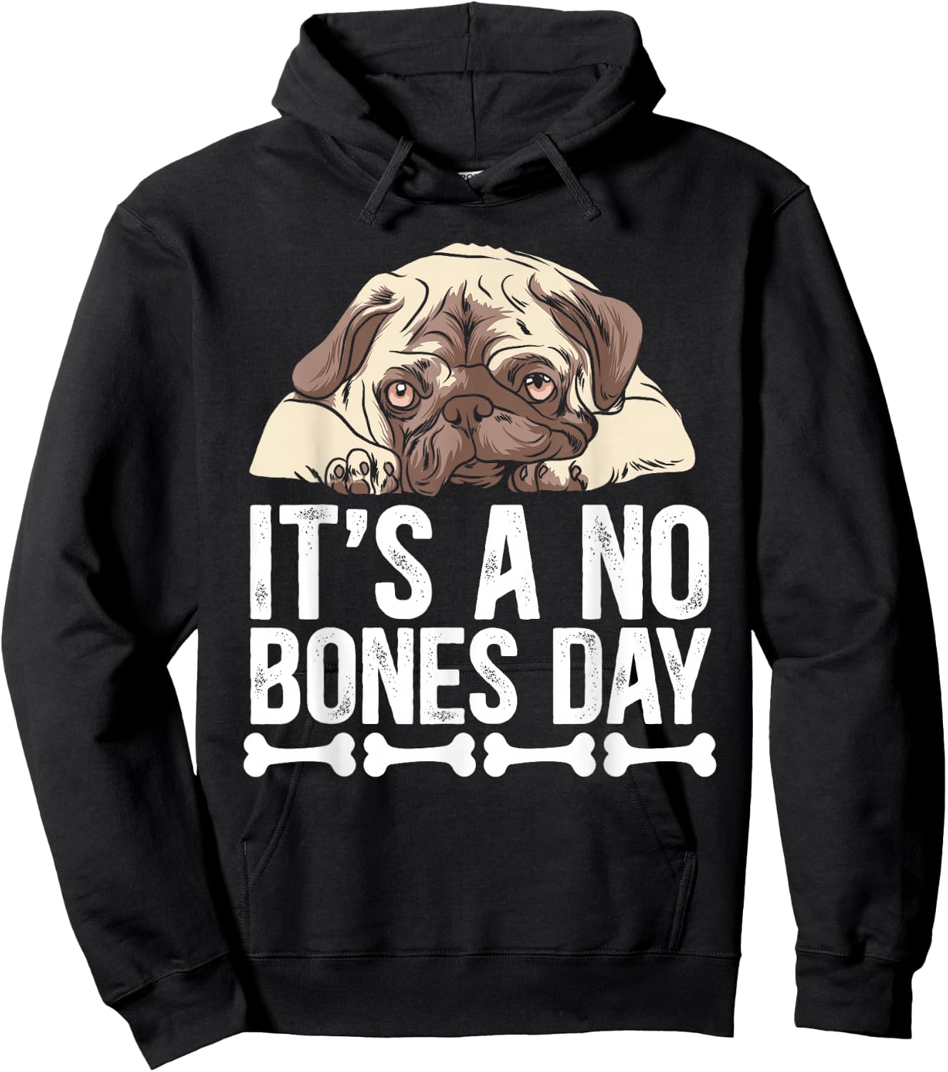 No Bones Day Hoodie - Hoodie | Black