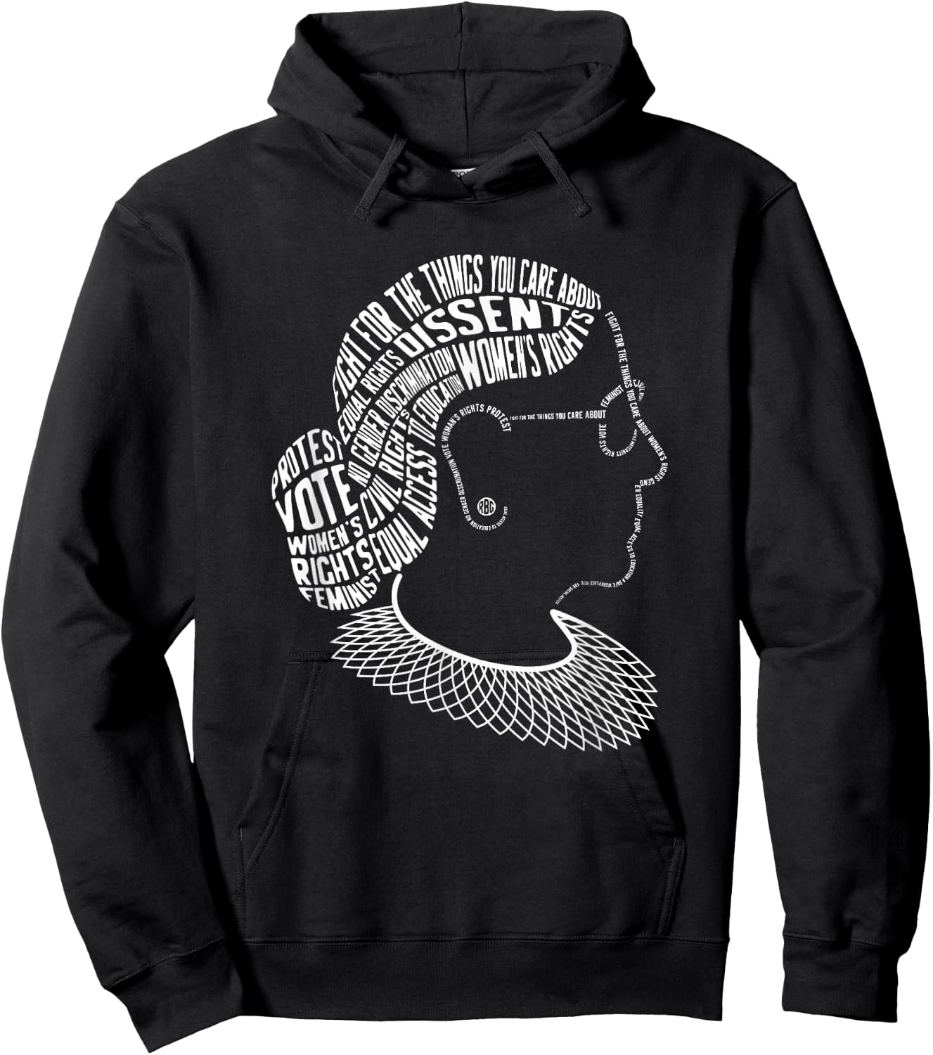 Feminist Gifts Women's Rights Feminism Quotes I Dissent Hoodie - Hoodie | Black