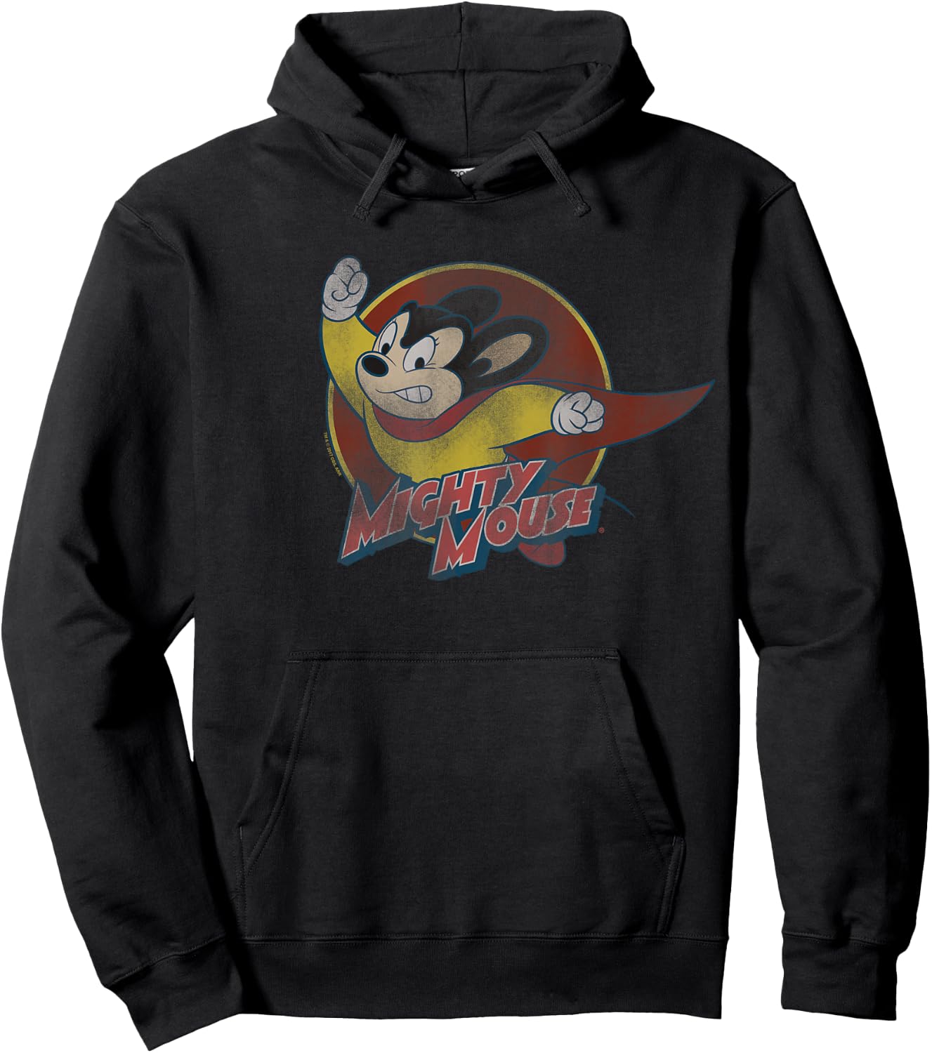 Mighty Mouse to The Rescue Hoodie - Hoodie | Black