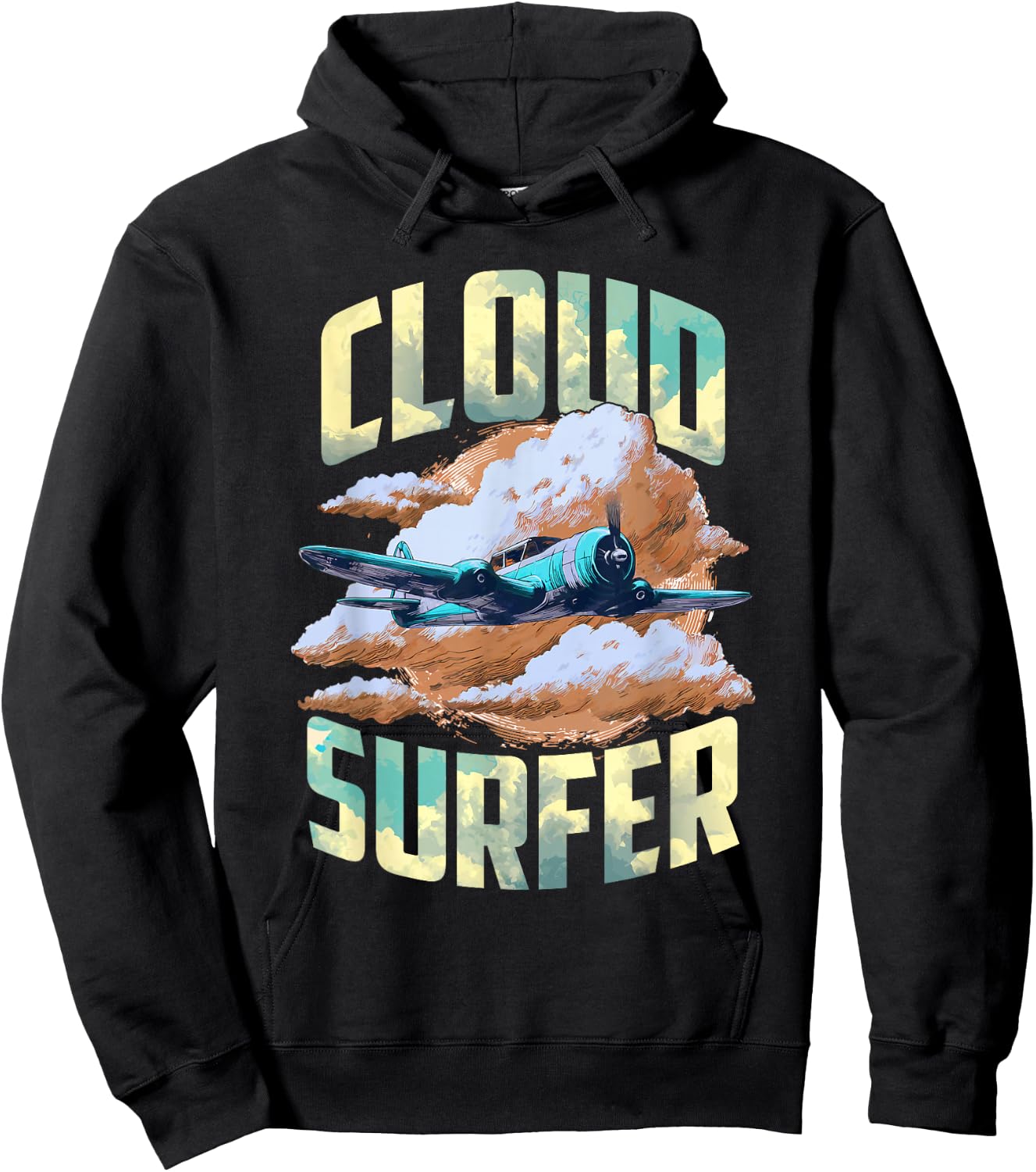 Cloud Surfer Hoodie - Hoodie | Black