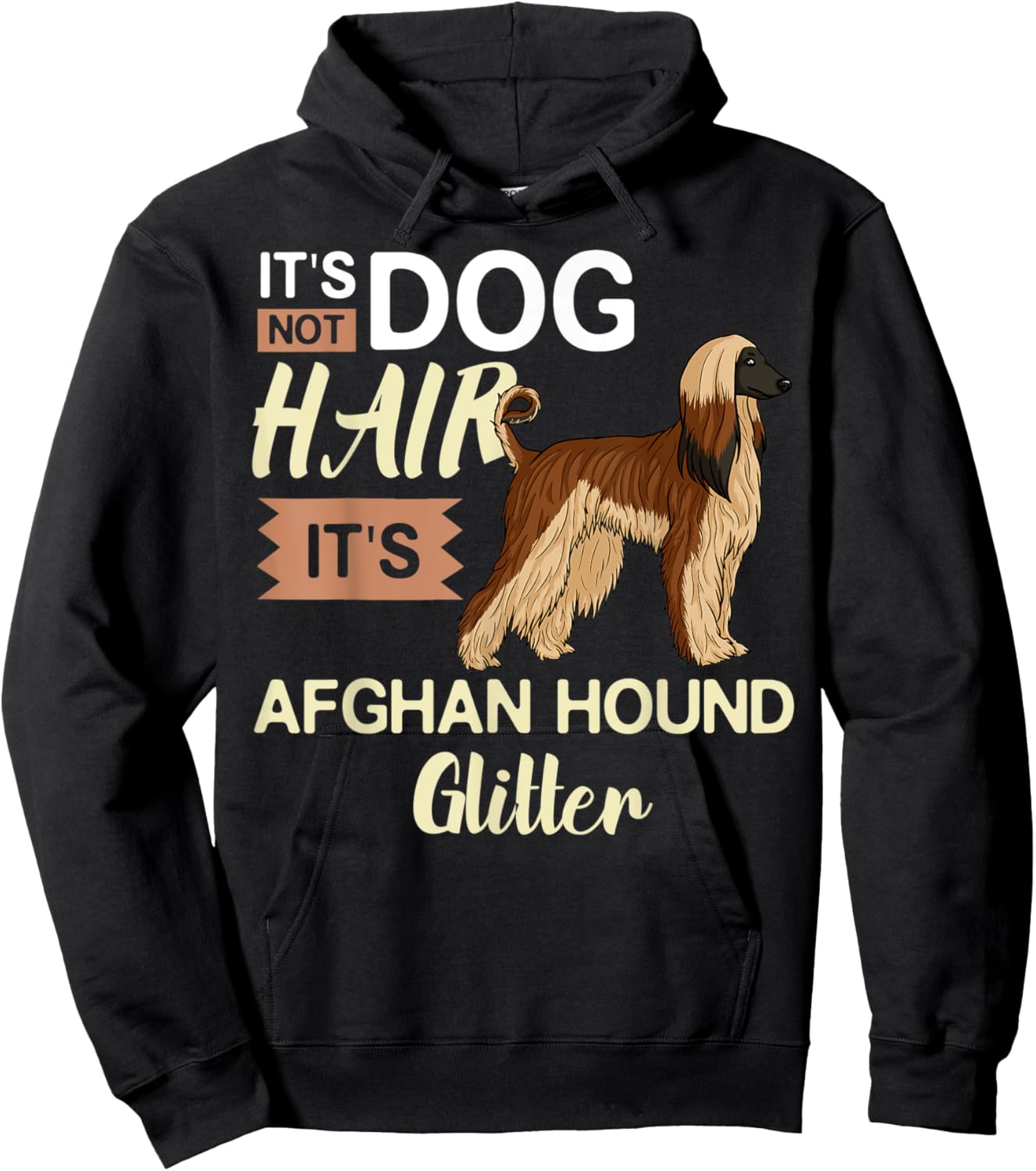 Afghan Hound Dog Gift Puppies Owner Lover Hoodie - Hoodie | Black
