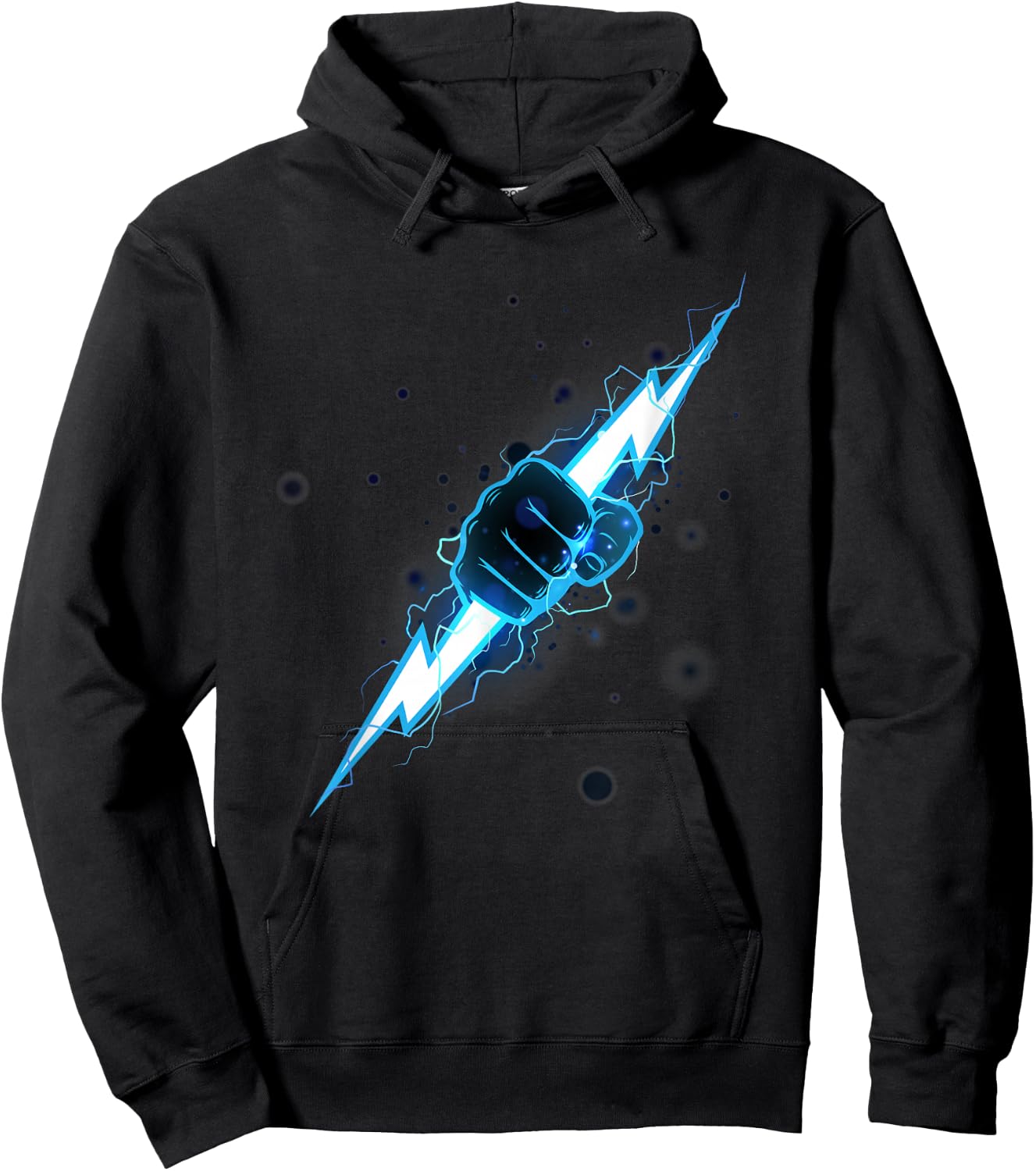 Lightning Lightning Power Electricity Storm Lightning Hoodie - Hoodie | Black