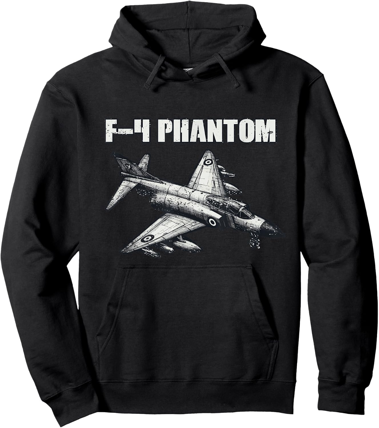 F-4 Wild Weasel Fighter Jet Gifts for Pilots Aviation Lovers Hoodie - Hoodie | Black