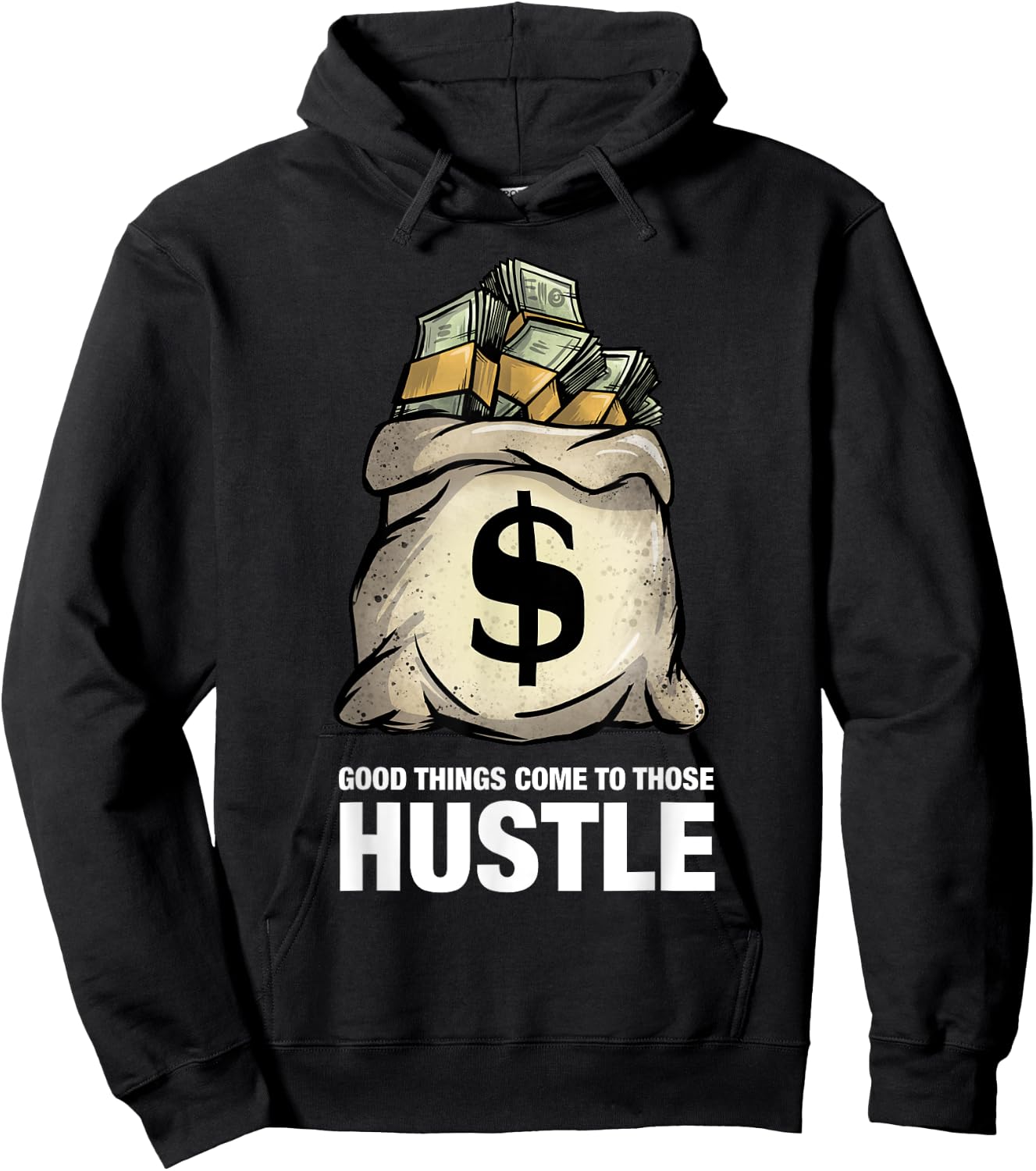 Good things come to those that hustle clothing entrepreneur Hoodie - Hoodie | Black