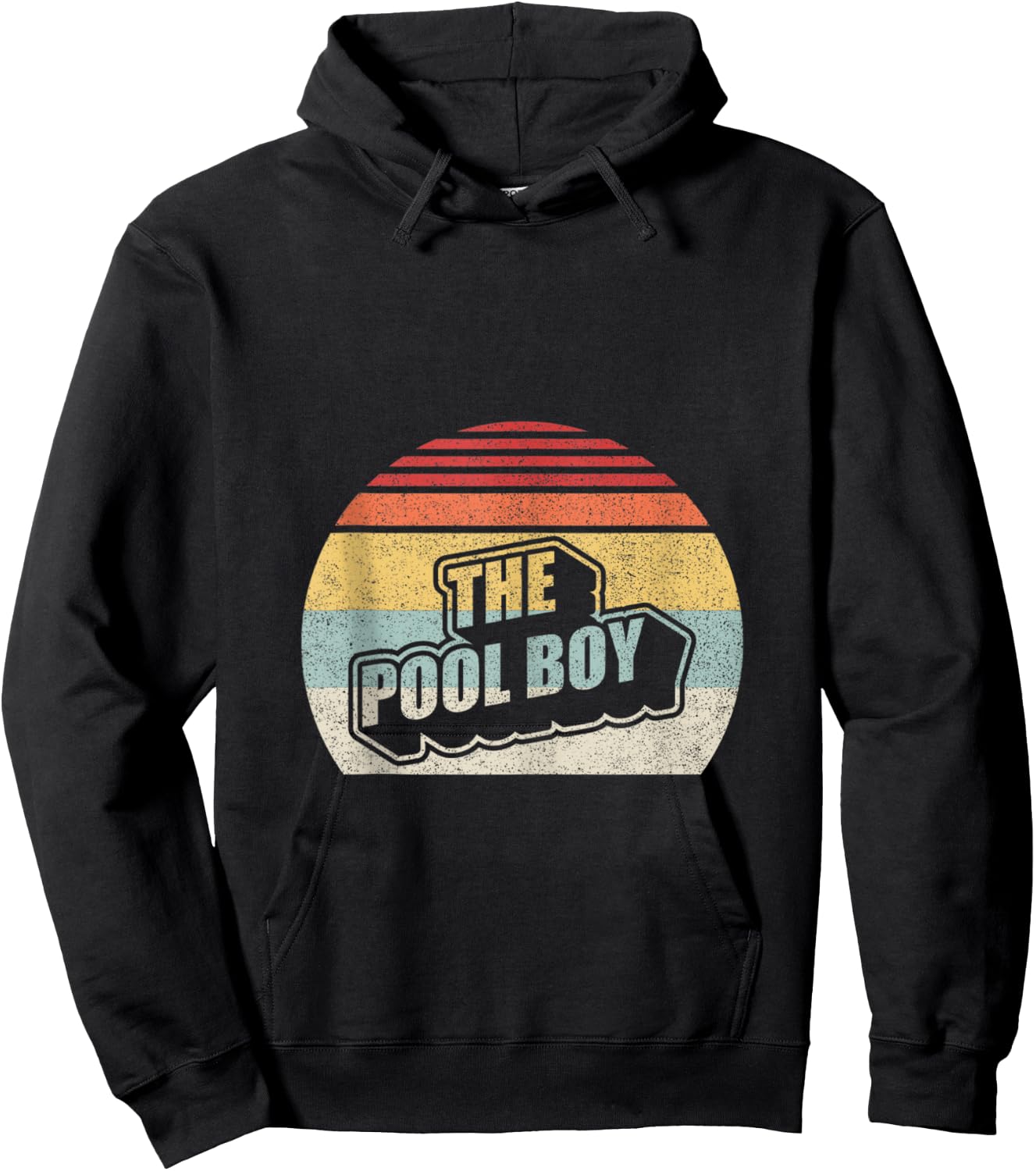 Vintage Retro The Boy Pool Hoodie - Hoodie | Black